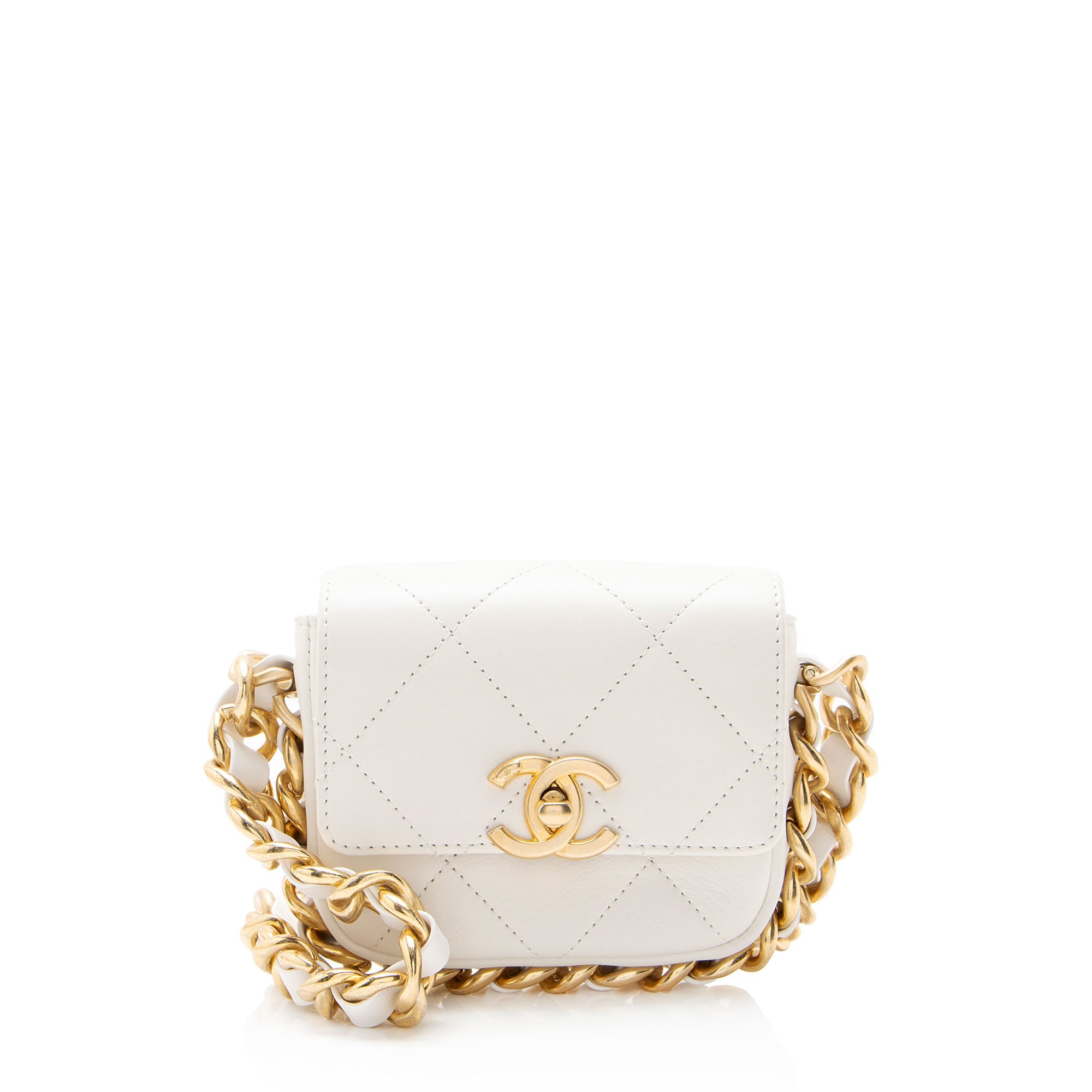 Chanel Lambskin Framing Chain Mini Flap Bag