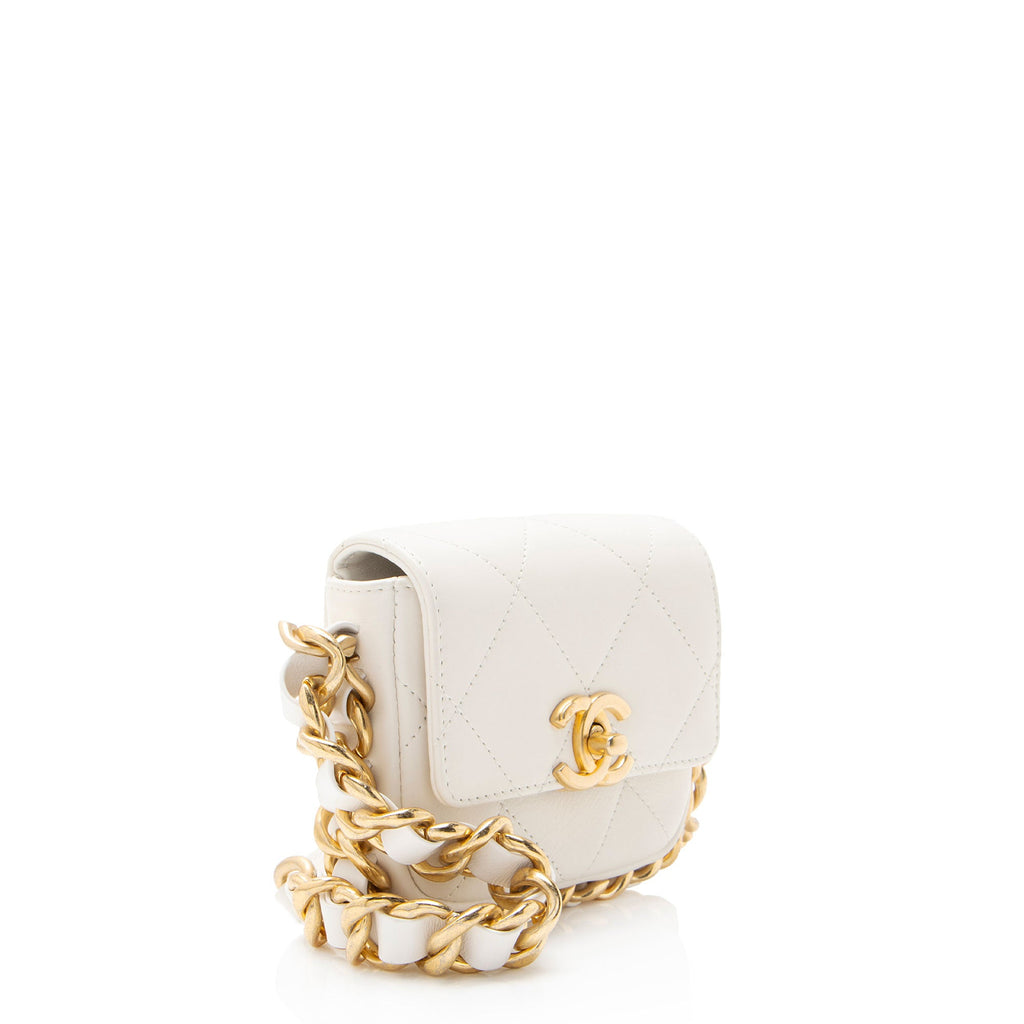 Chanel Lambskin Framing Chain Mini Flap Bag