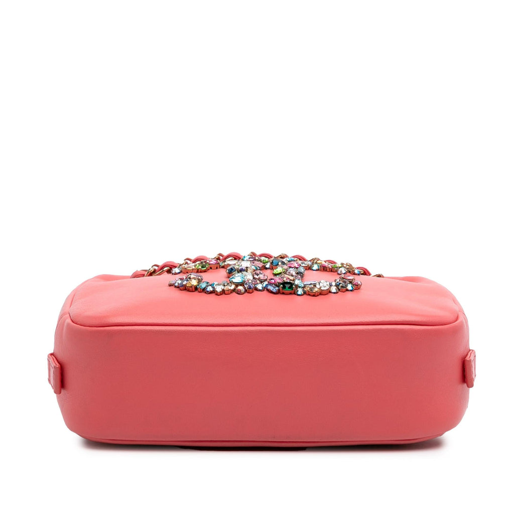 Chanel Lambskin Giant Crystal CC Camera Bag