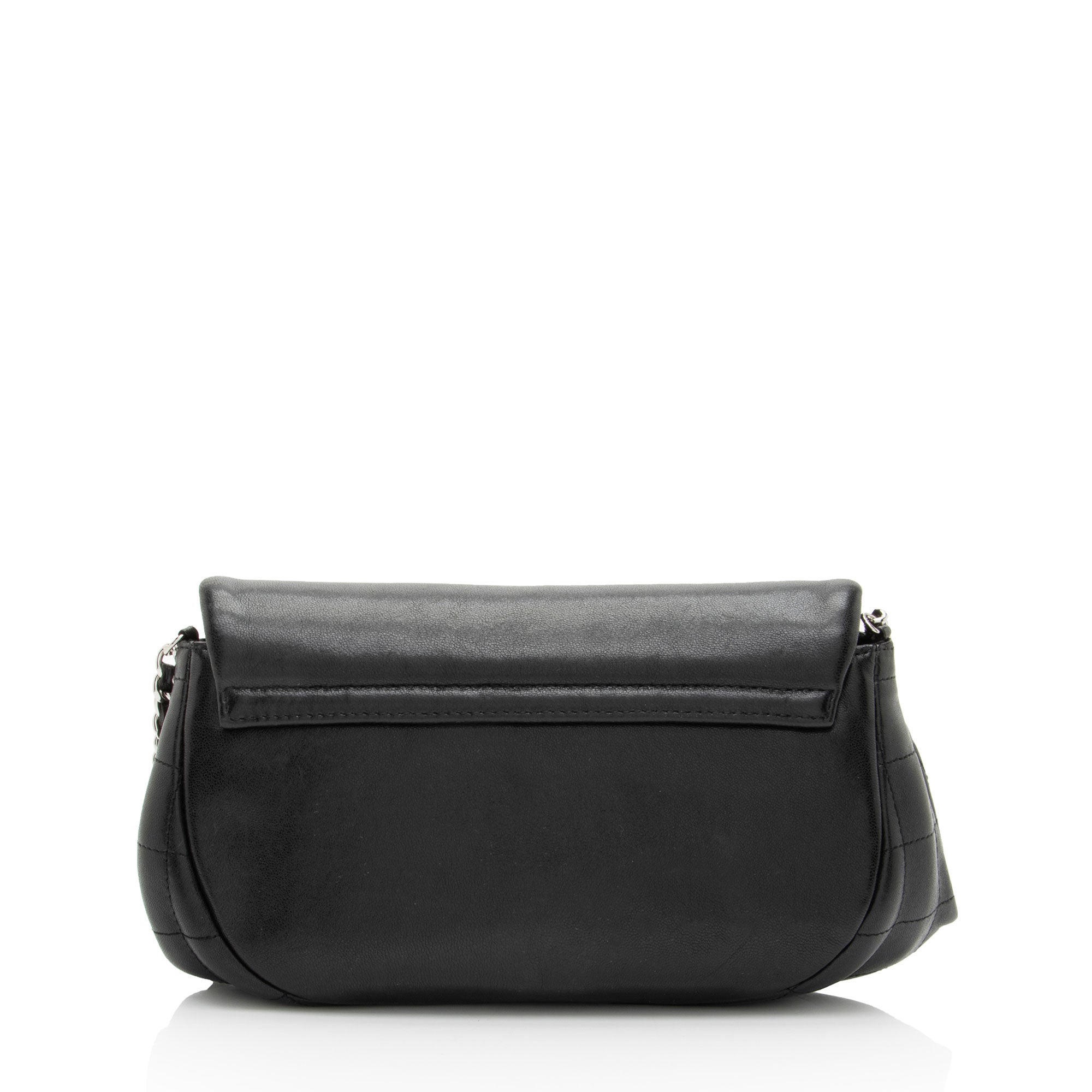 Chanel Lambskin Half Moon Wallet on Chain