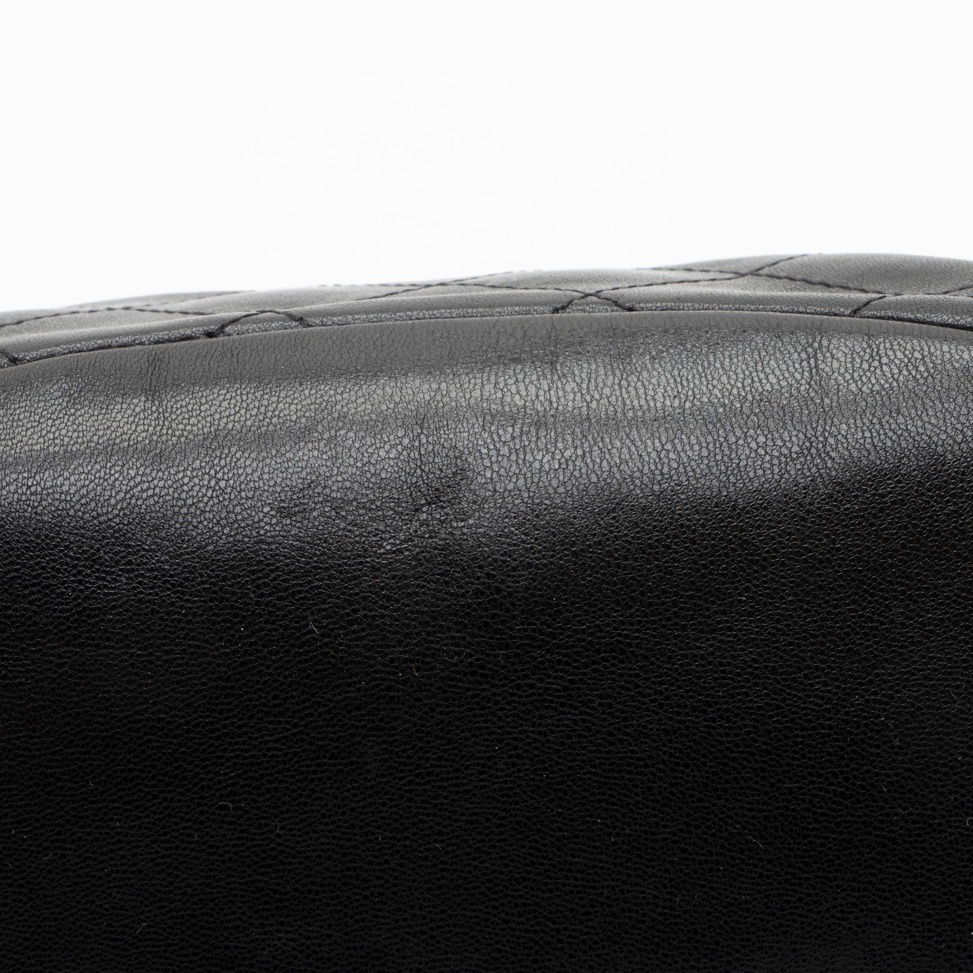 Chanel Lambskin Half Moon Wallet on Chain