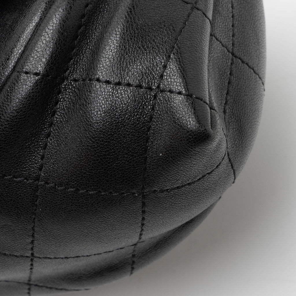 Chanel Lambskin Half Moon Wallet on Chain