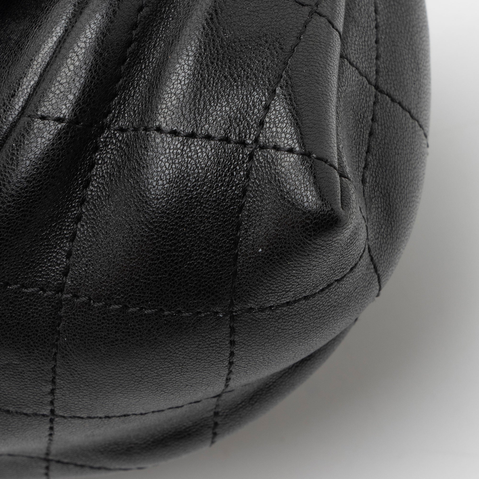 Chanel Lambskin Half Moon Wallet on Chain