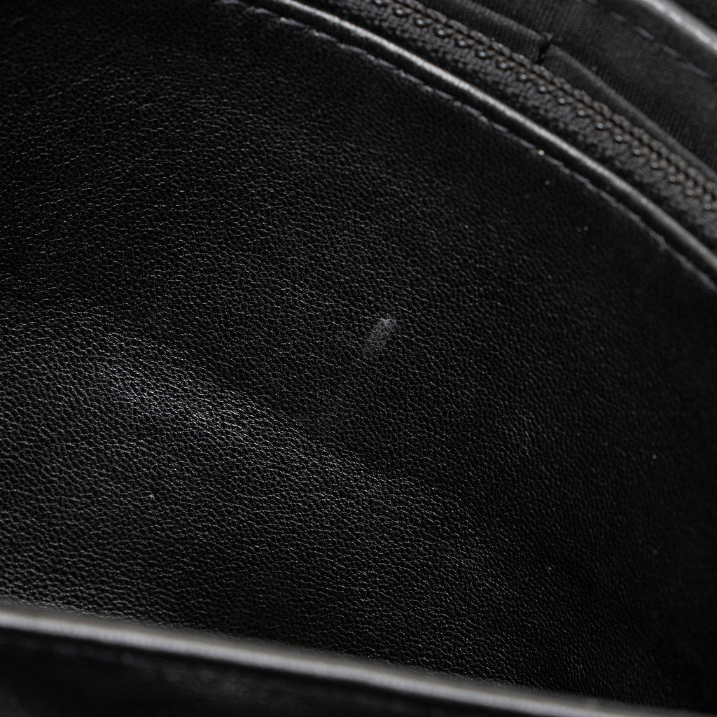 Chanel Lambskin Half Moon Wallet on Chain