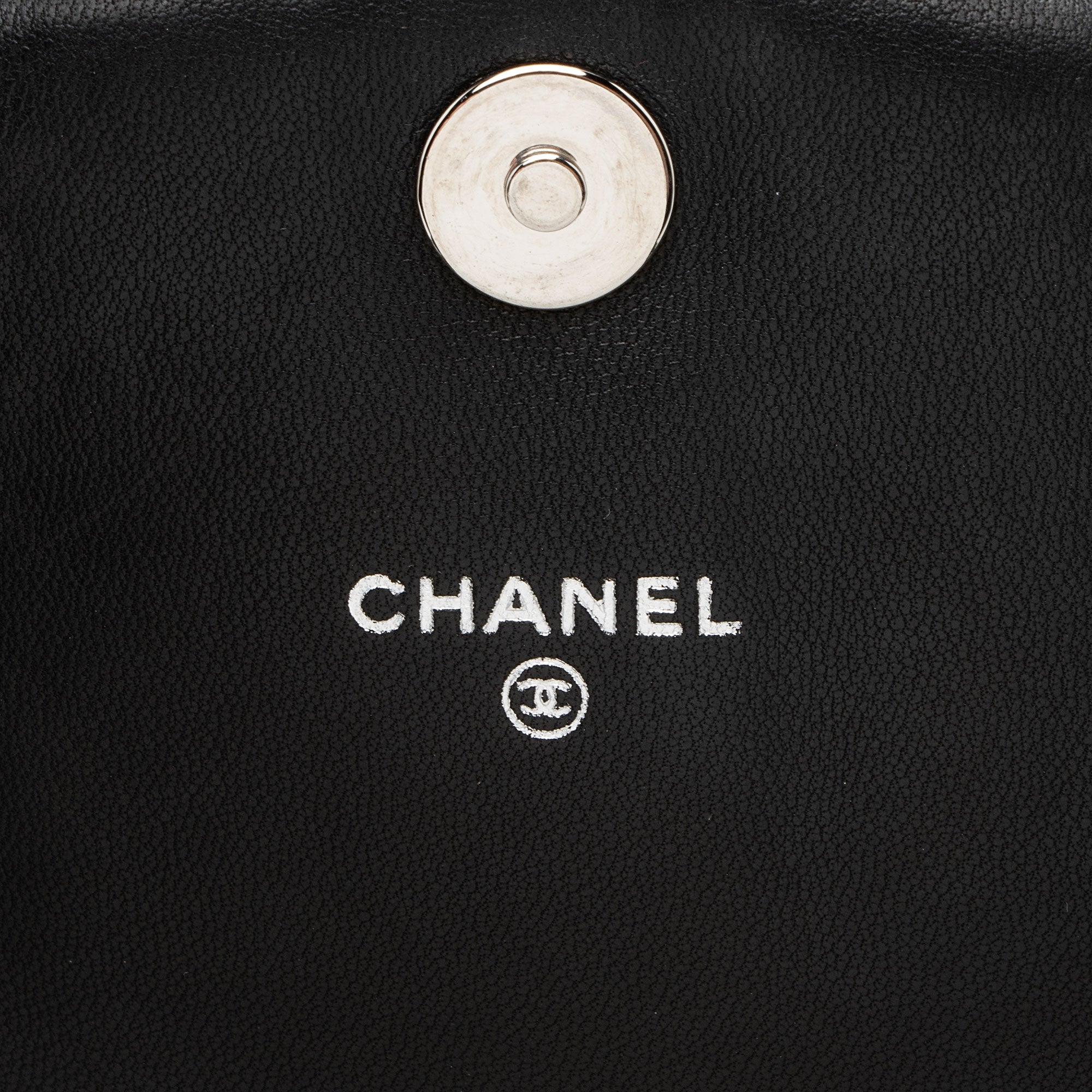 Chanel Lambskin Half Moon Wallet on Chain