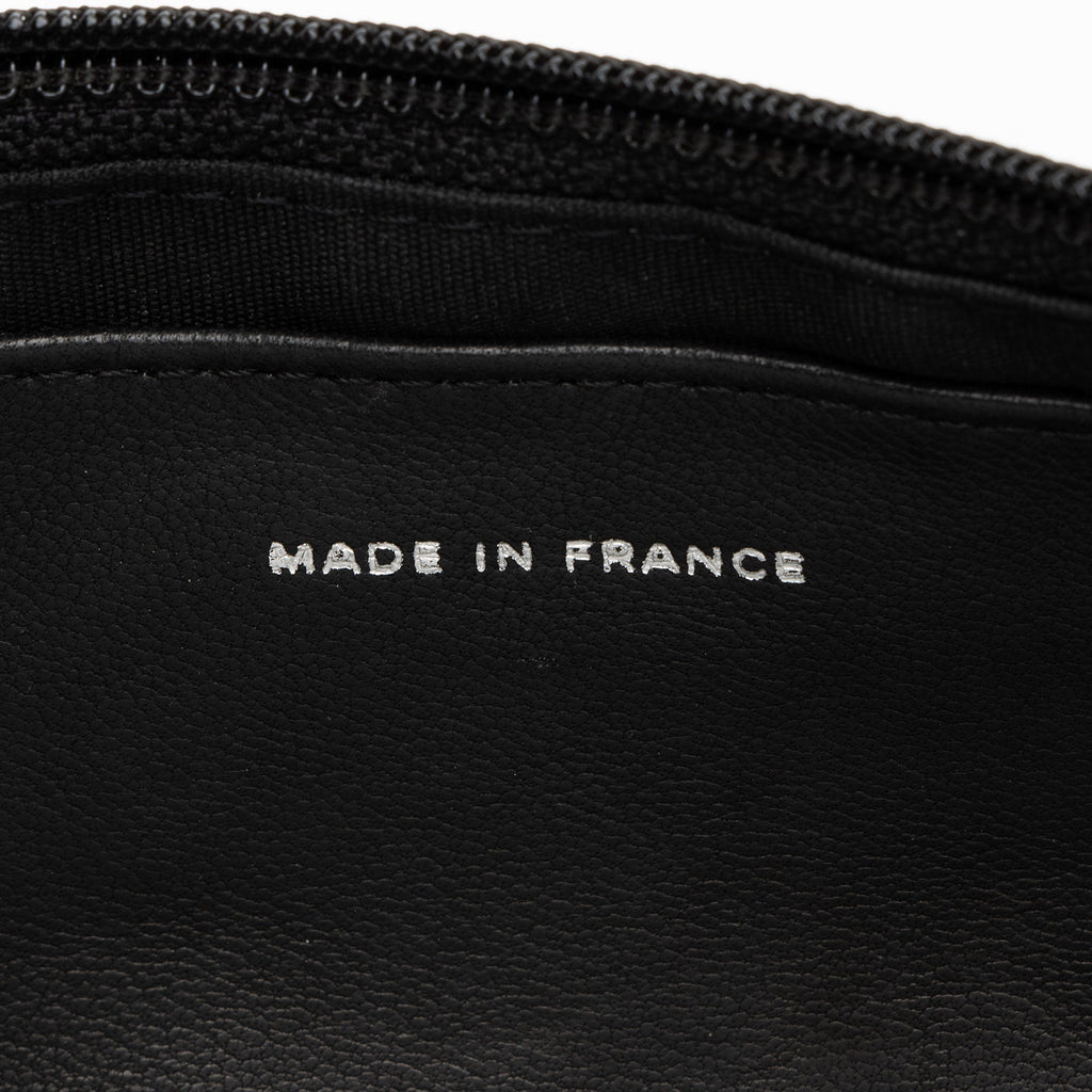 Chanel Lambskin Half Moon Wallet on Chain
