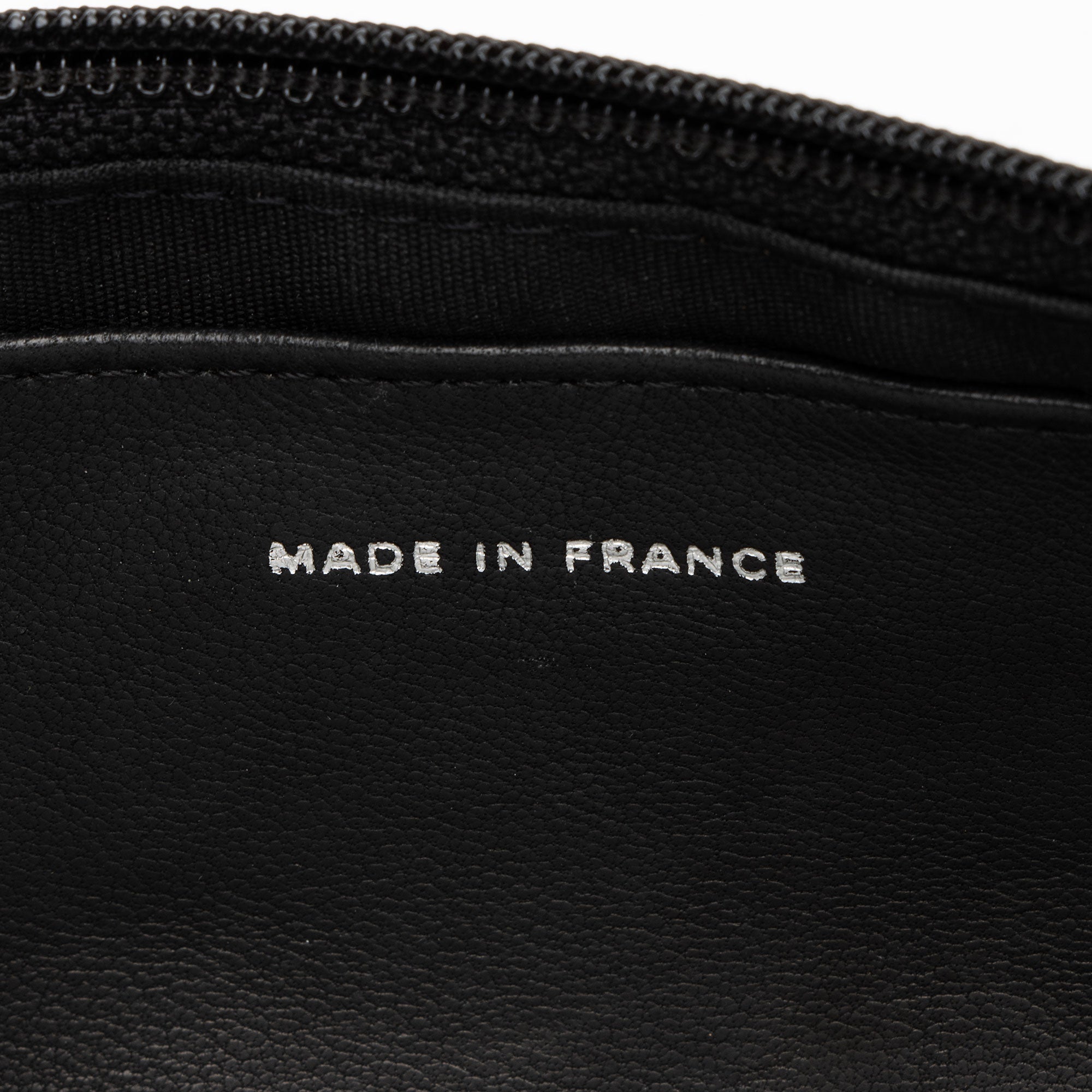 Chanel Lambskin Half Moon Wallet on Chain