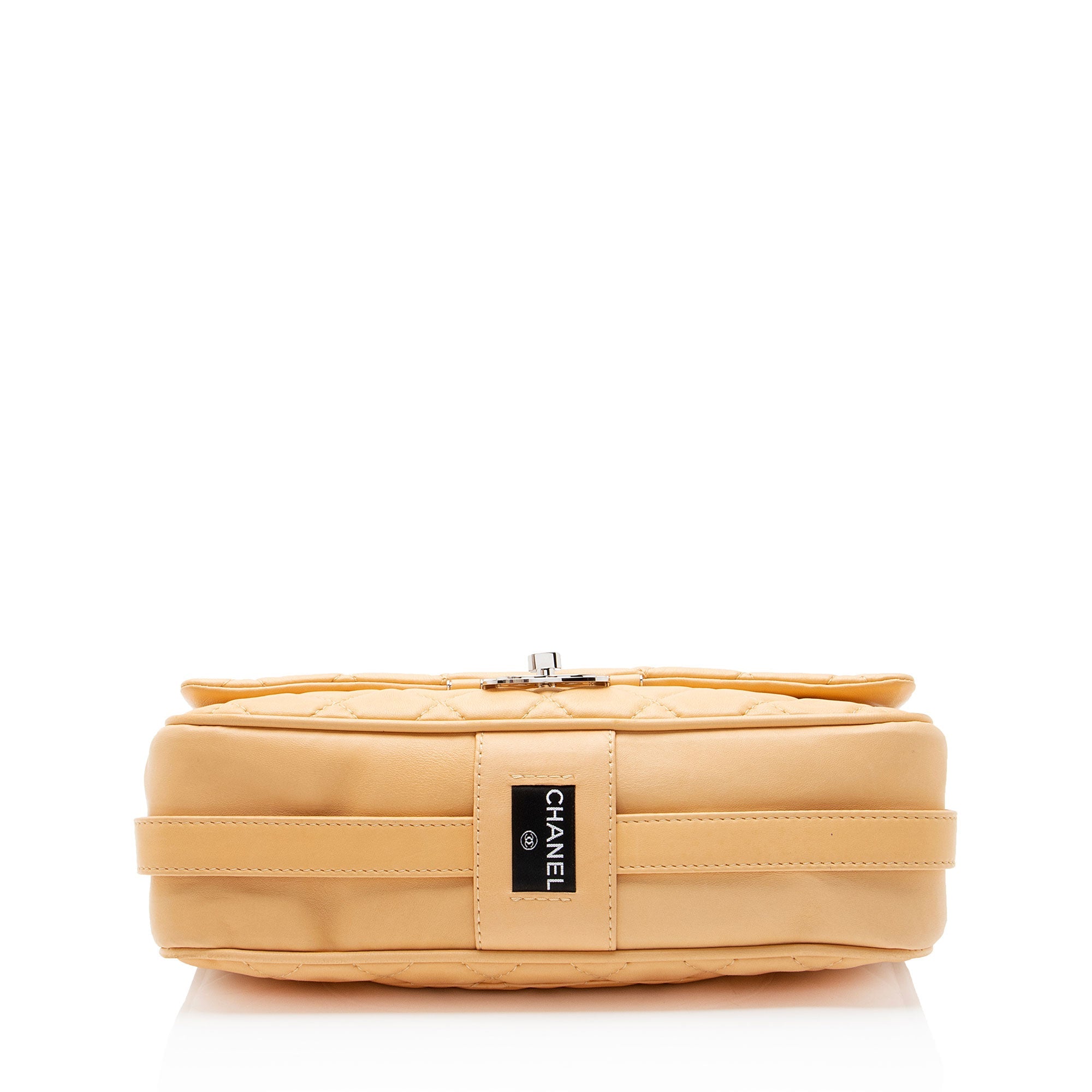 Chanel Lambskin Icons Secret Label Jumbo Flap Bag