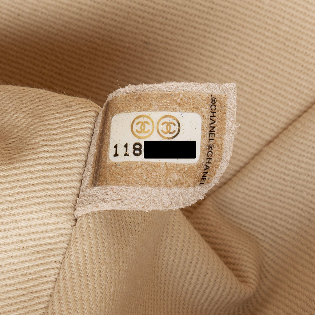 Chanel Lambskin Icons Secret Label Jumbo Flap Bag
