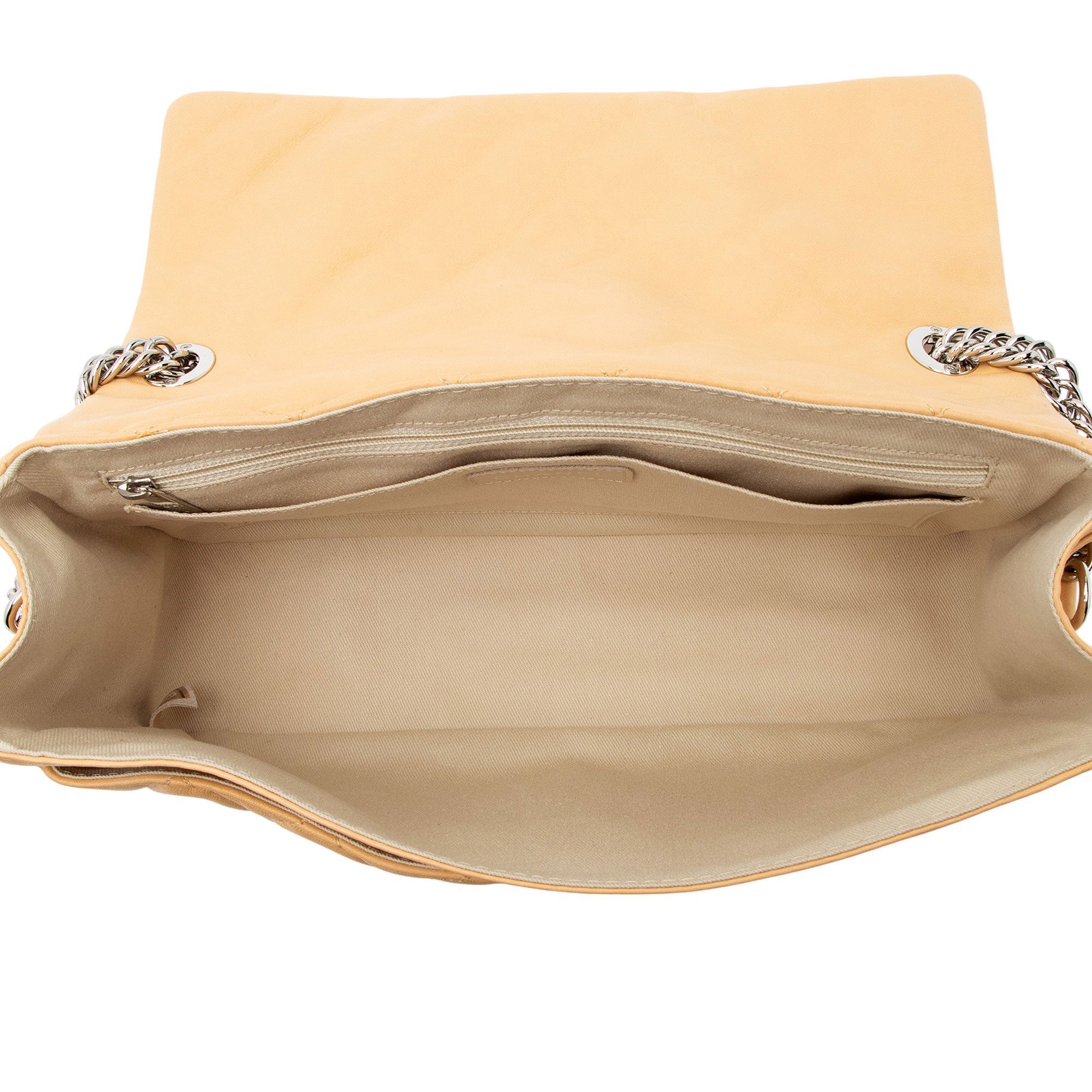 Chanel Lambskin Icons Secret Label Jumbo Flap Bag