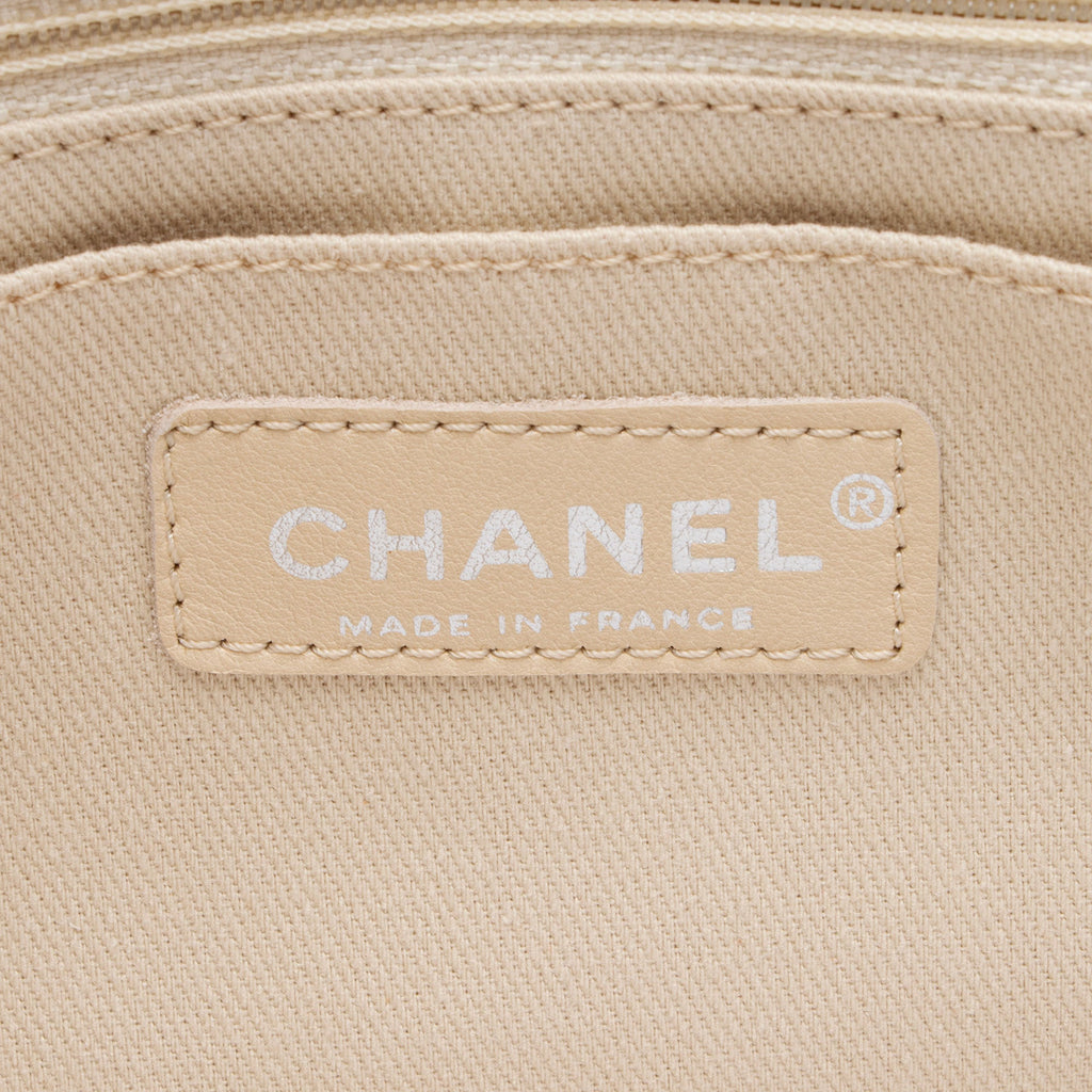 Chanel Lambskin Icons Secret Label Jumbo Flap Bag