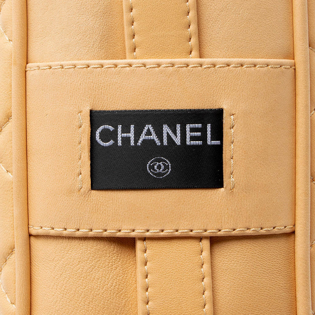 Chanel Lambskin Icons Secret Label Jumbo Flap Bag