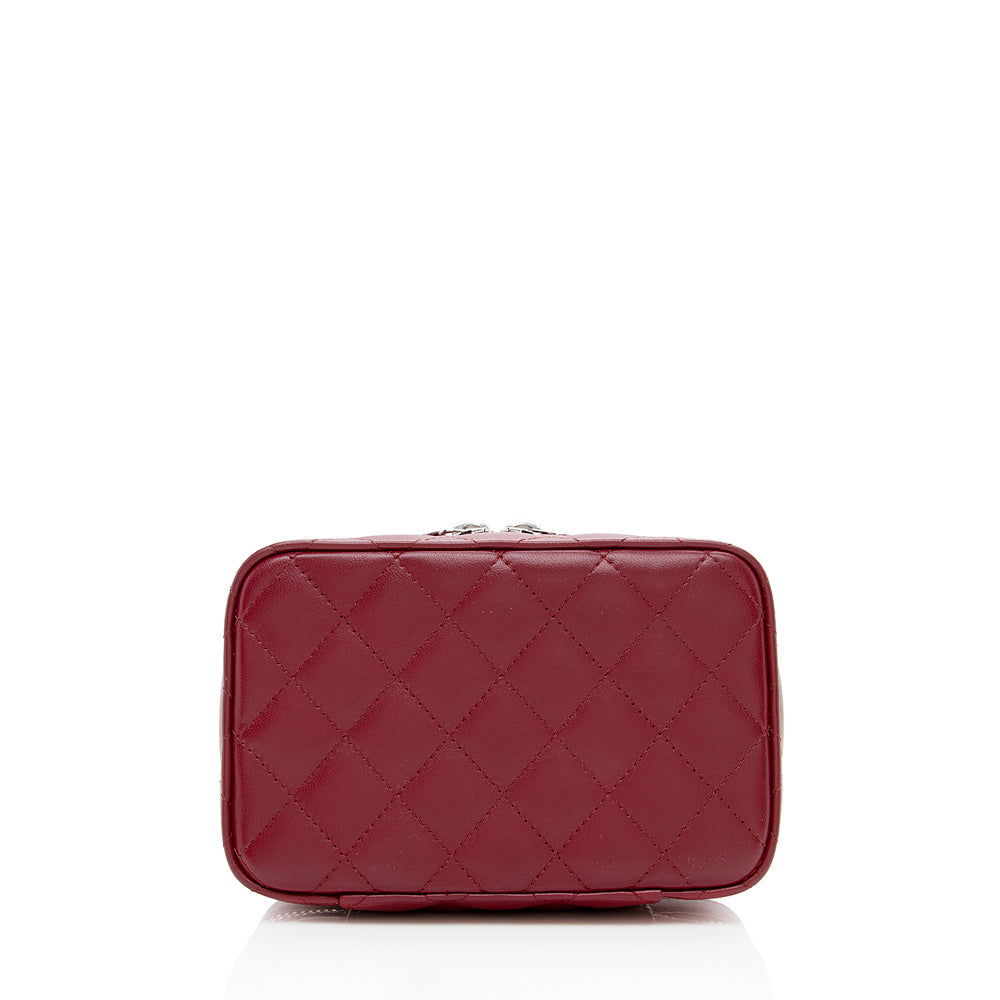 Chanel Lambskin Jewelry Case (SHF-15403)