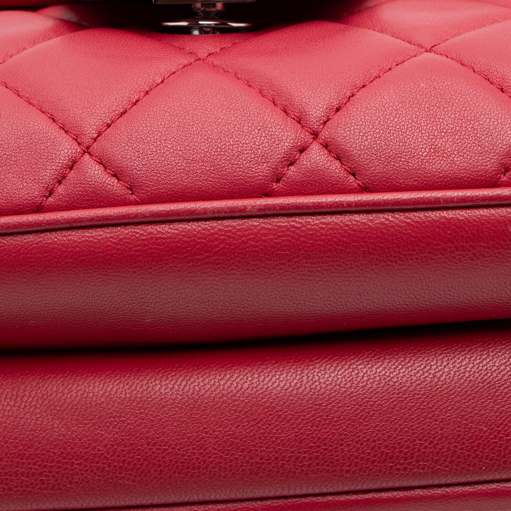 Chanel Lambskin Jumbo Chanel 3 Accordion Flap Bag