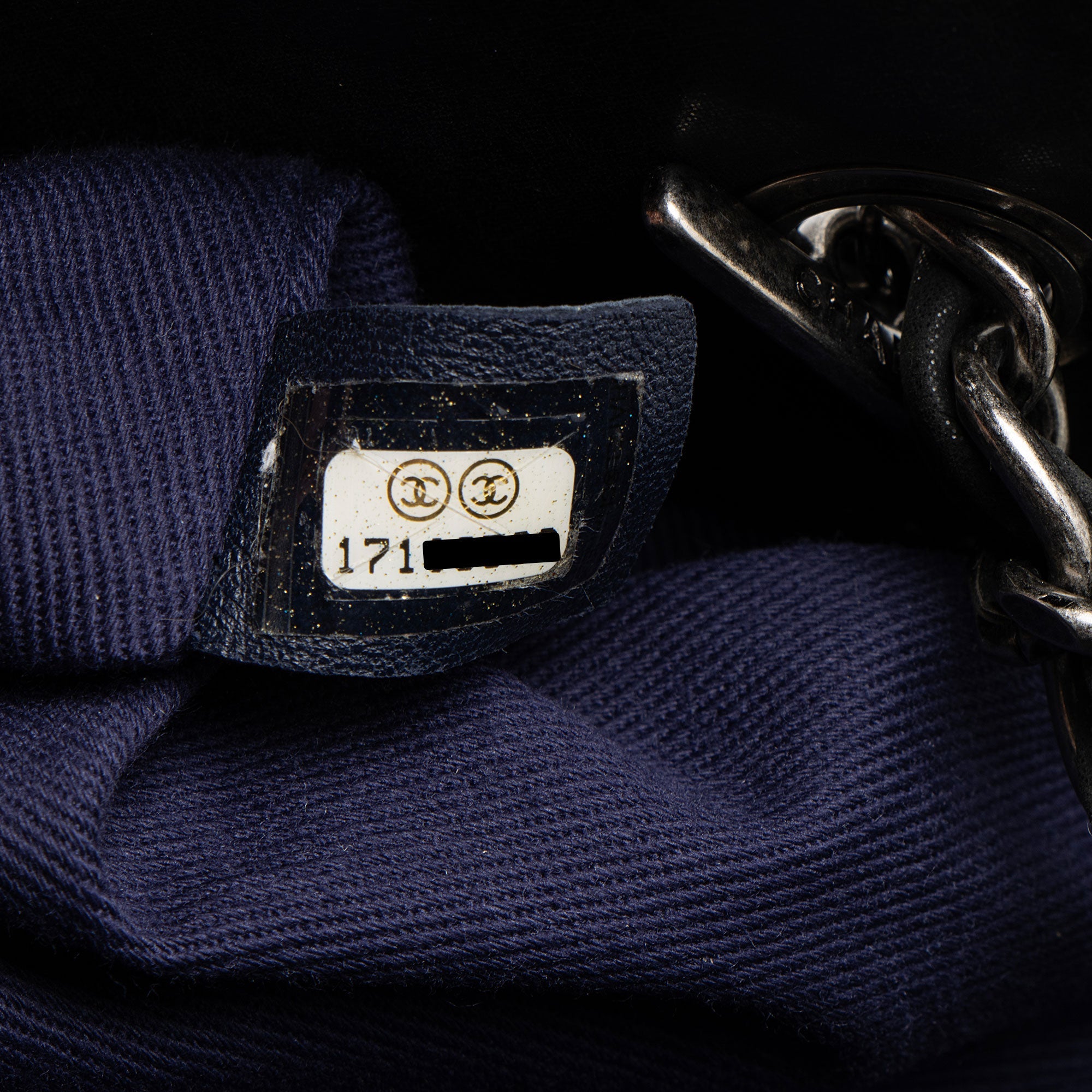 Chanel Lambskin Just Mademoiselle Large Bowler Bag