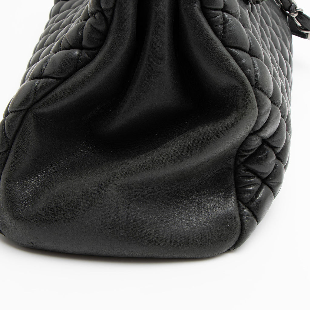 Chanel Lambskin Just Mademoiselle Large Bowler Bag