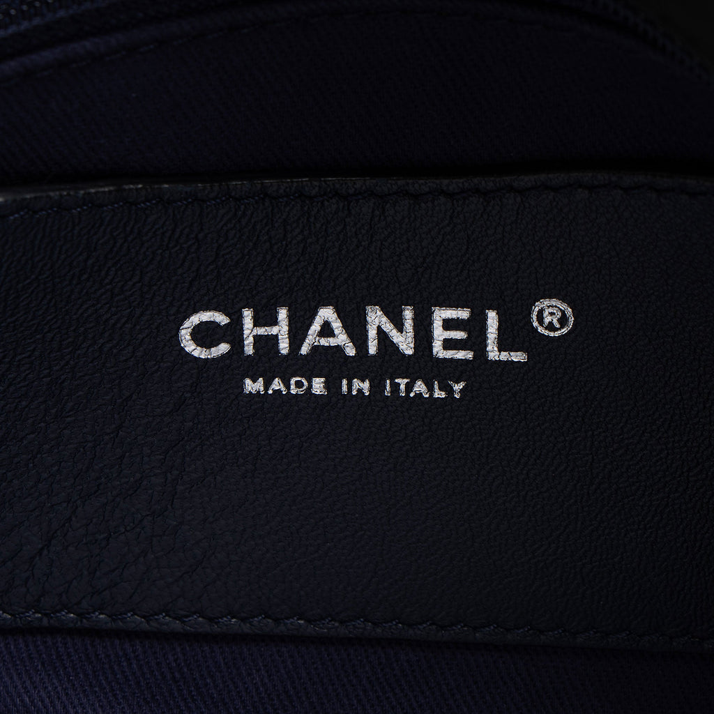 Chanel Lambskin Just Mademoiselle Large Bowler Bag