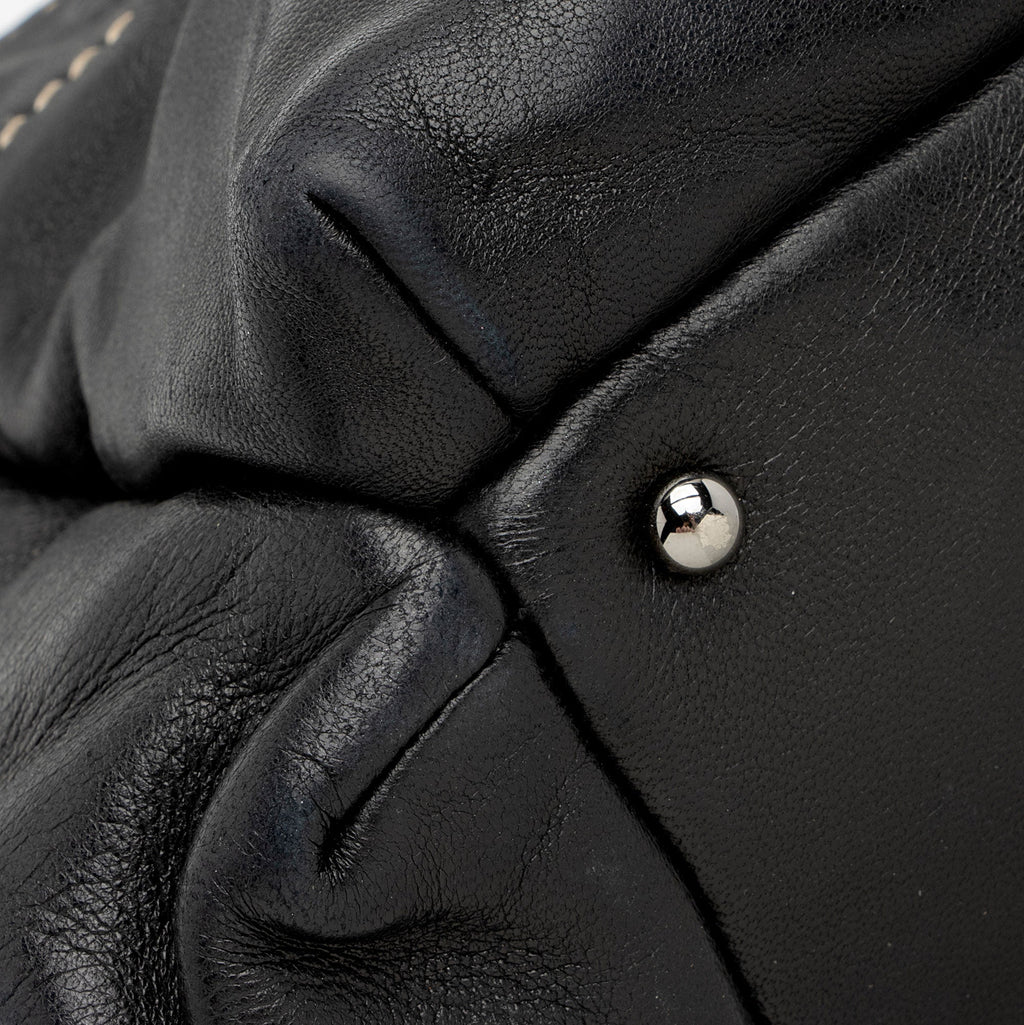 Chanel Lambskin LAX Accordion Shoulder Bag (SHF-8qR2yb)