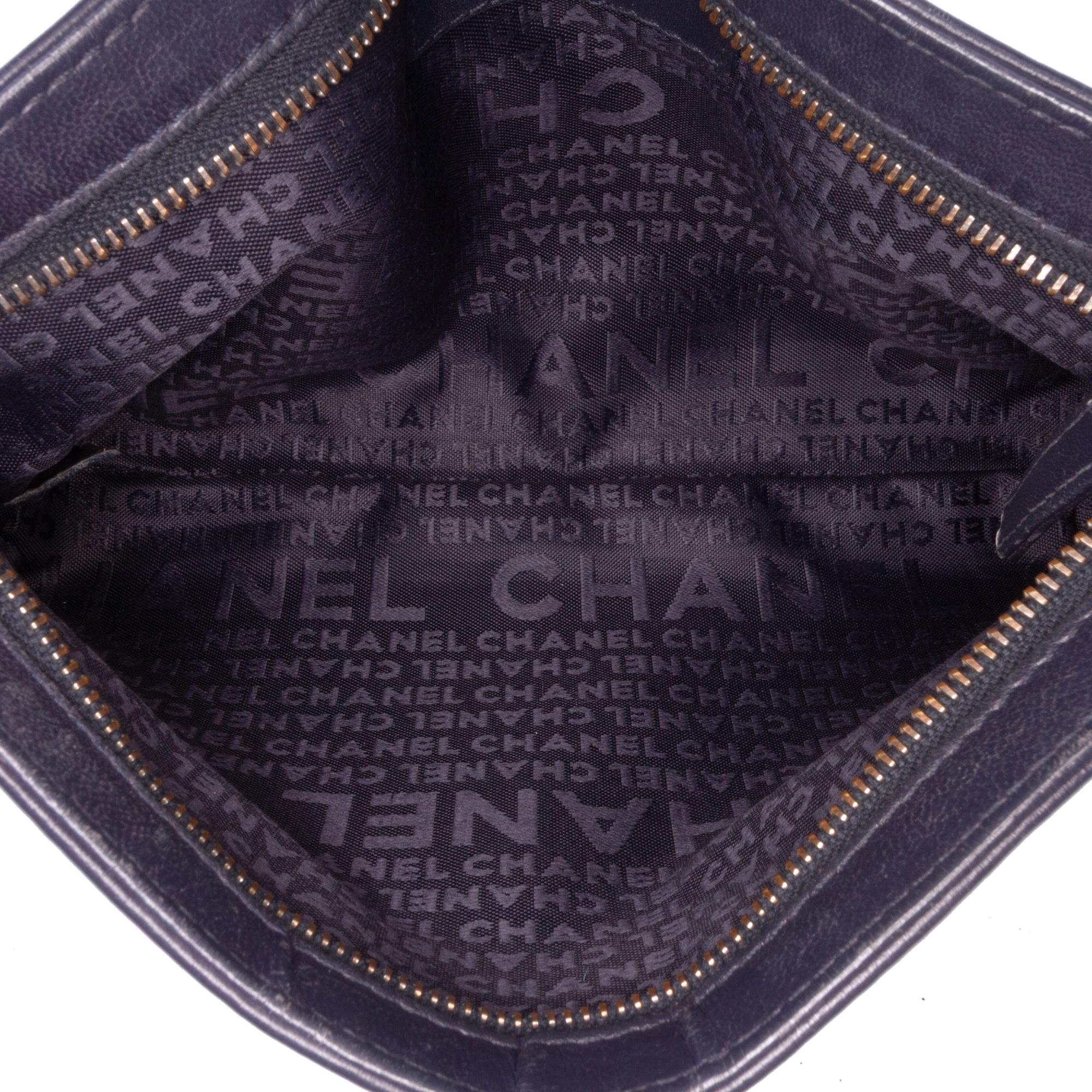 Chanel Lambskin LAX Chain Pochette