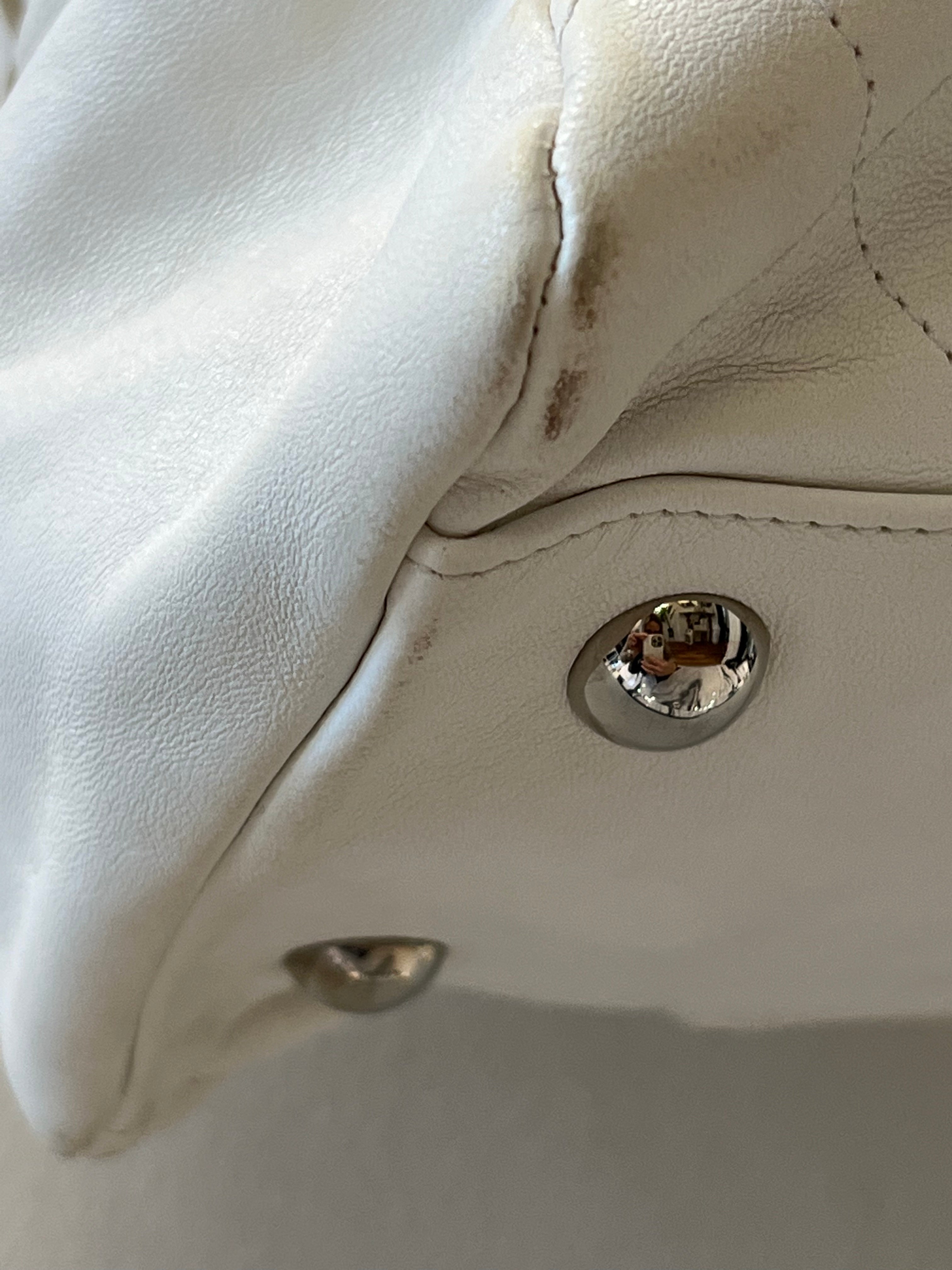 CHANEL LAMBSKIN LARGE BOWLER BAG