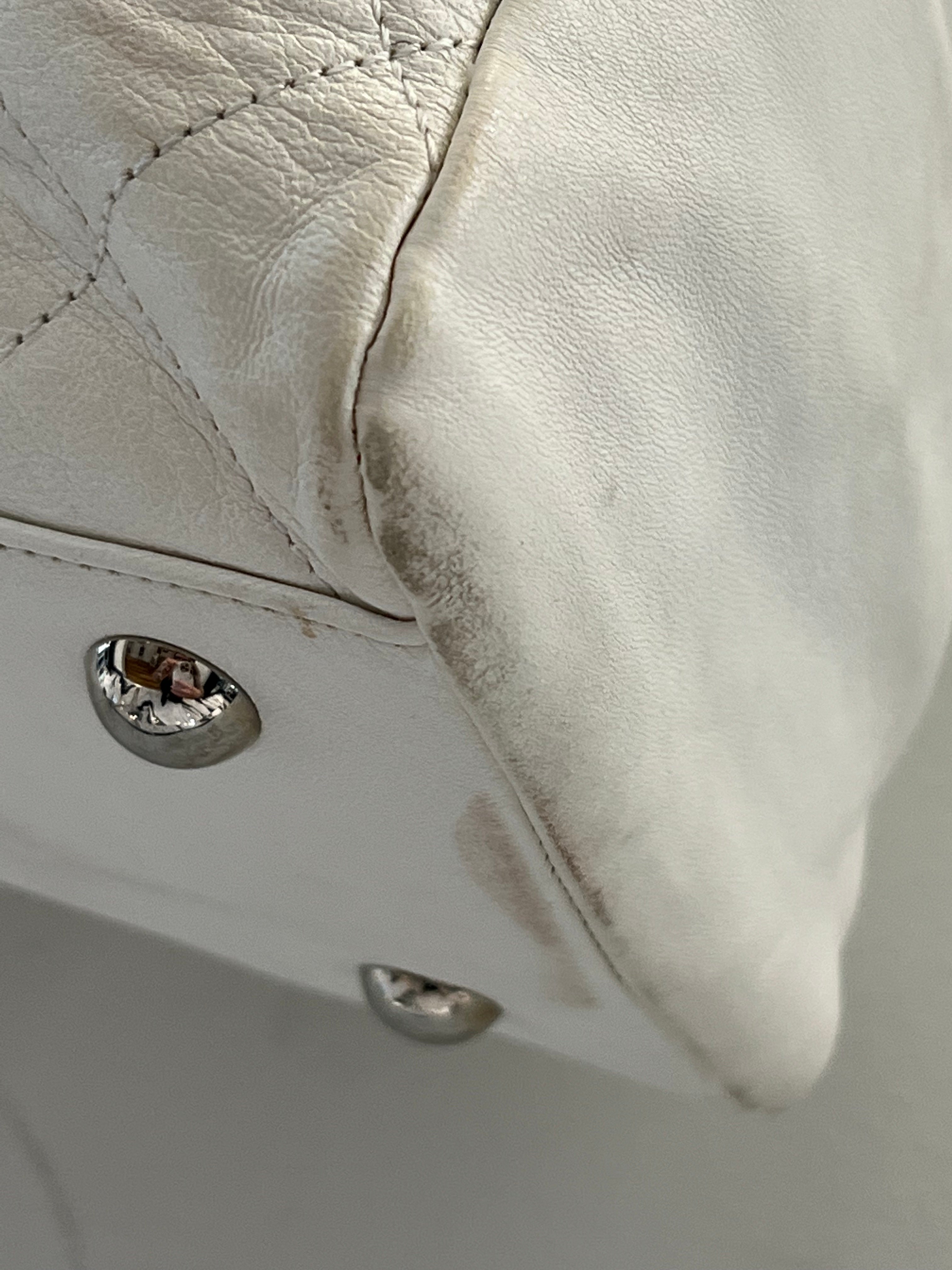 CHANEL LAMBSKIN LARGE BOWLER BAG