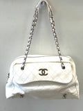 CHANEL LAMBSKIN LARGE BOWLER BAG