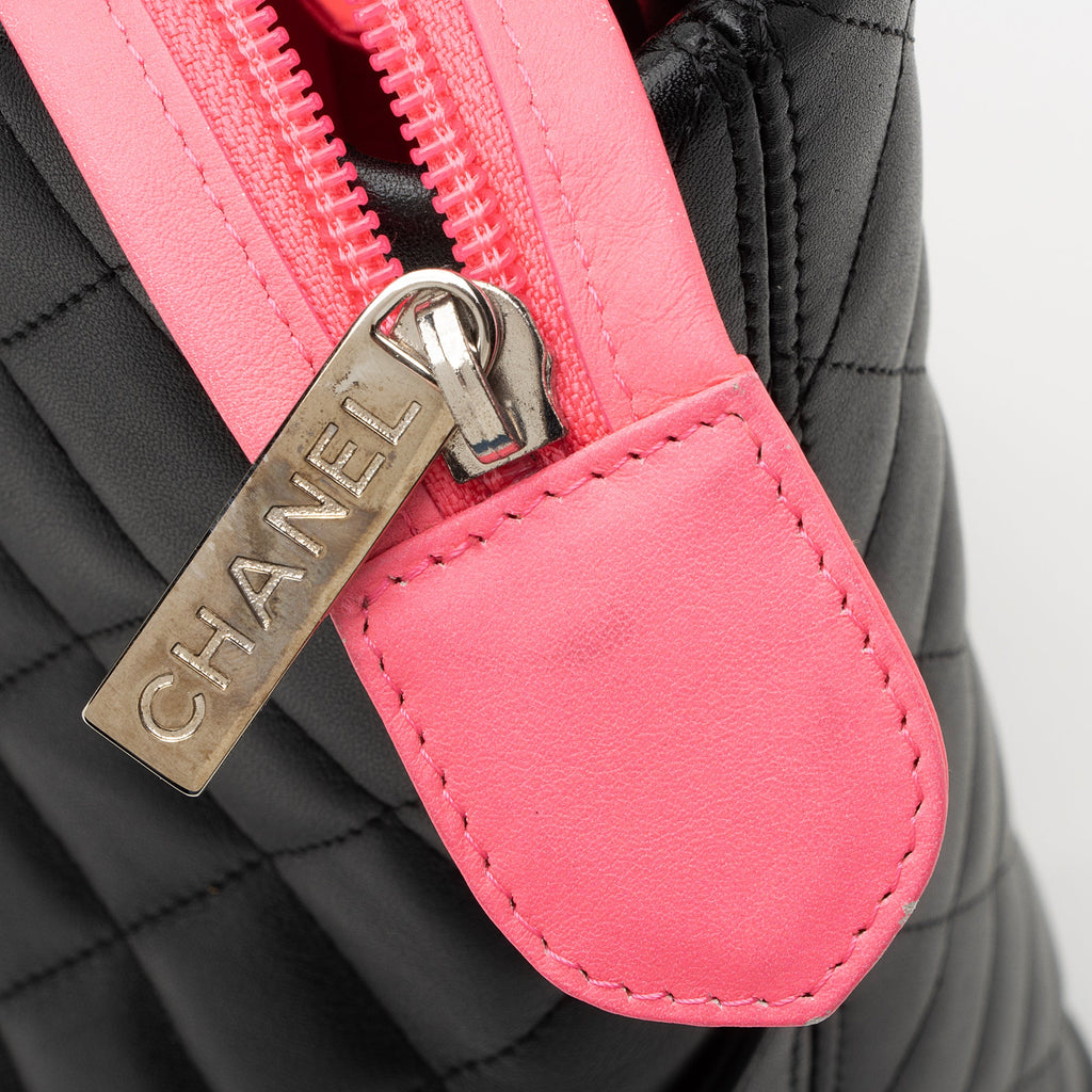 Chanel Lambskin Ligne Cambon Large Shopping Tote (SHF-22706)