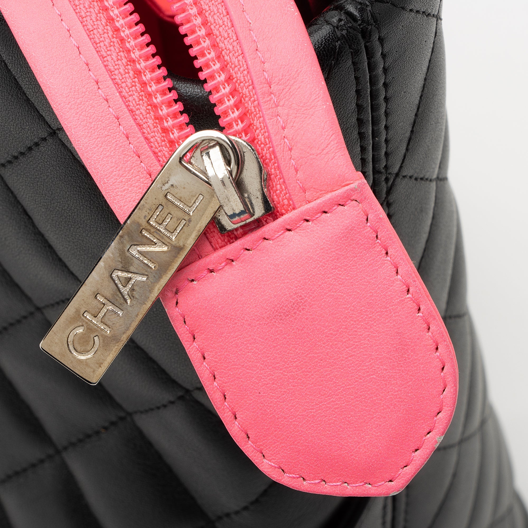 Chanel Lambskin Ligne Cambon Large Shopping Tote (SHF-22706)