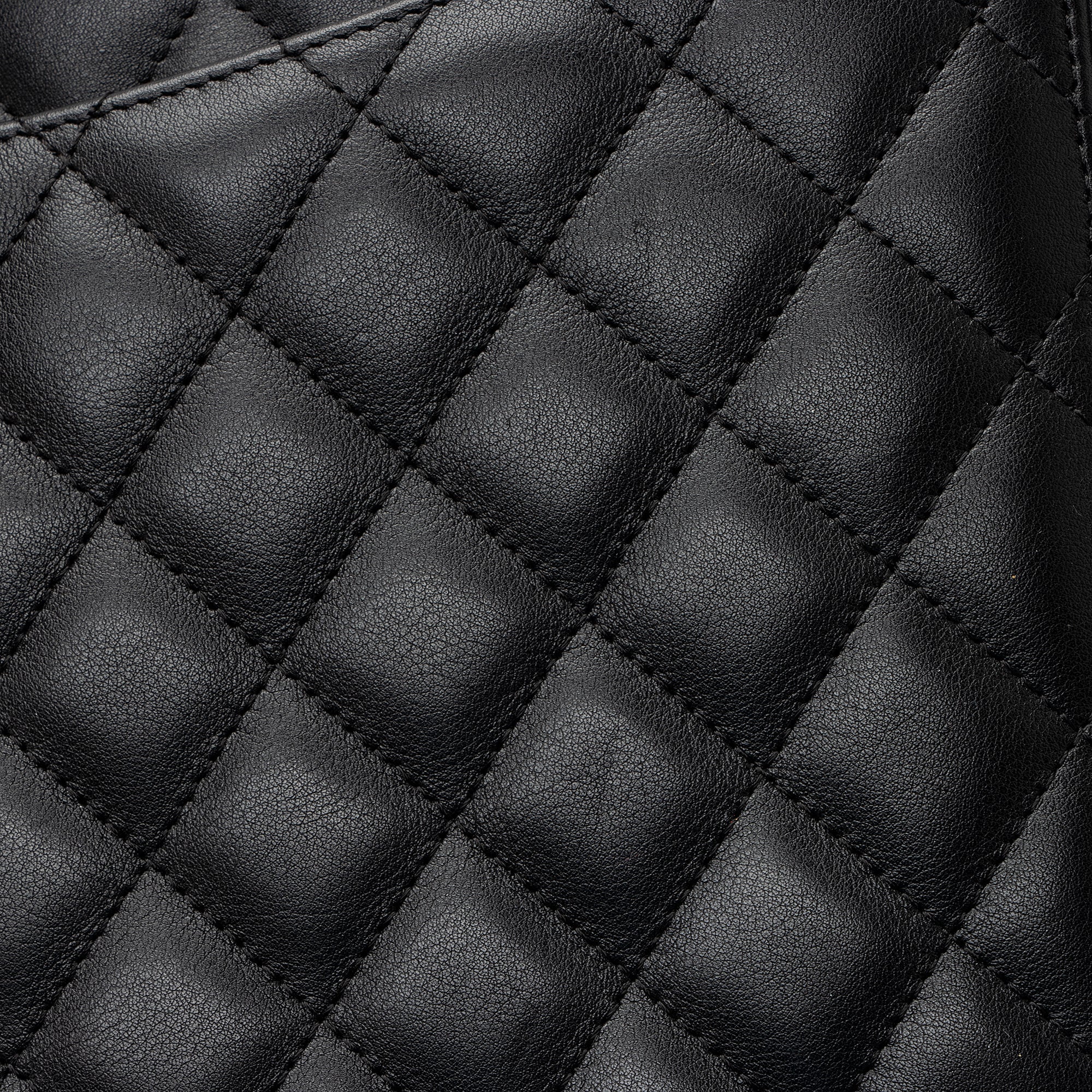 Chanel Lambskin Ligne Cambon Large Shopping Tote (SHF-22706)