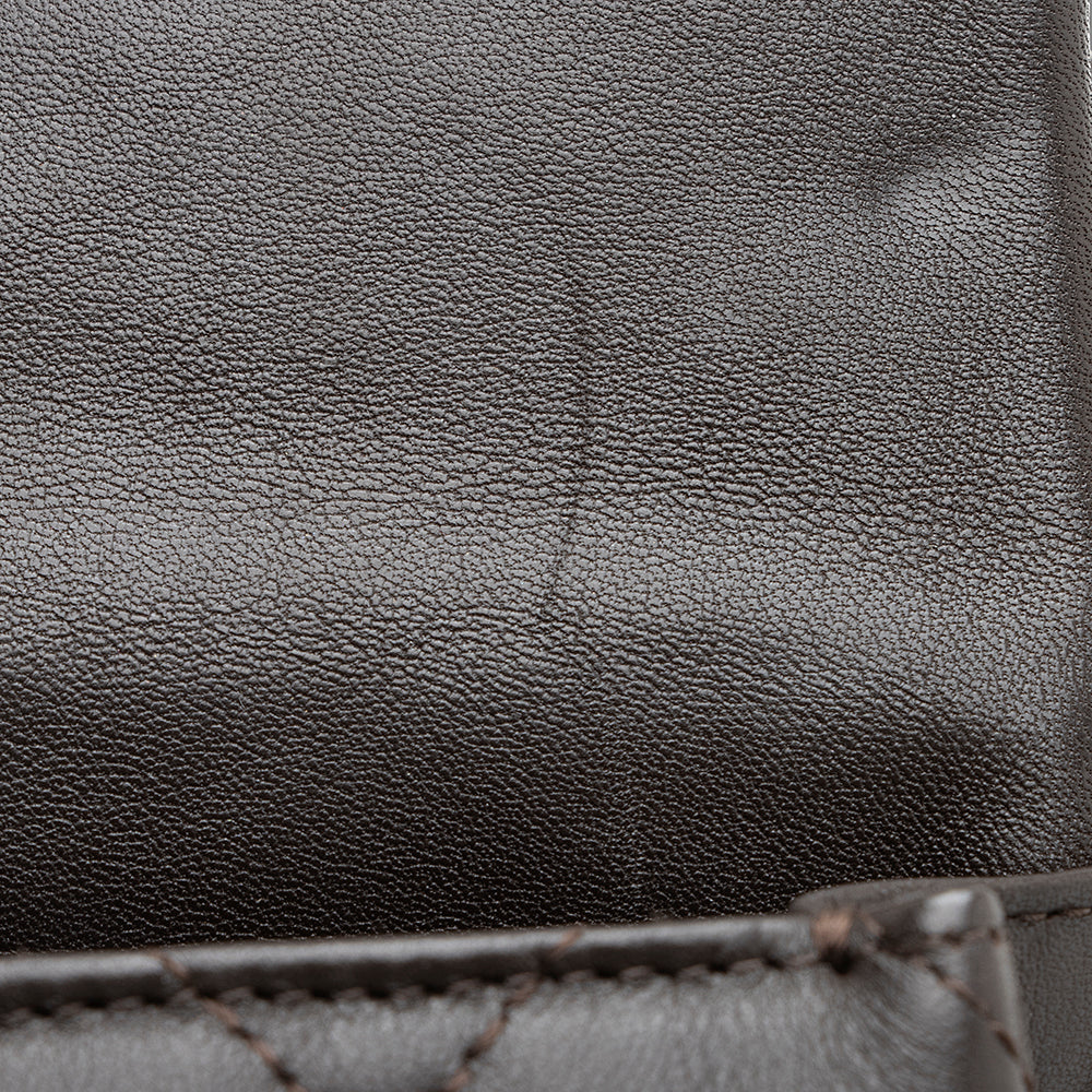 Chanel Lambskin Ligne Cambon Mini Reporter Satchel (SHF-19510)