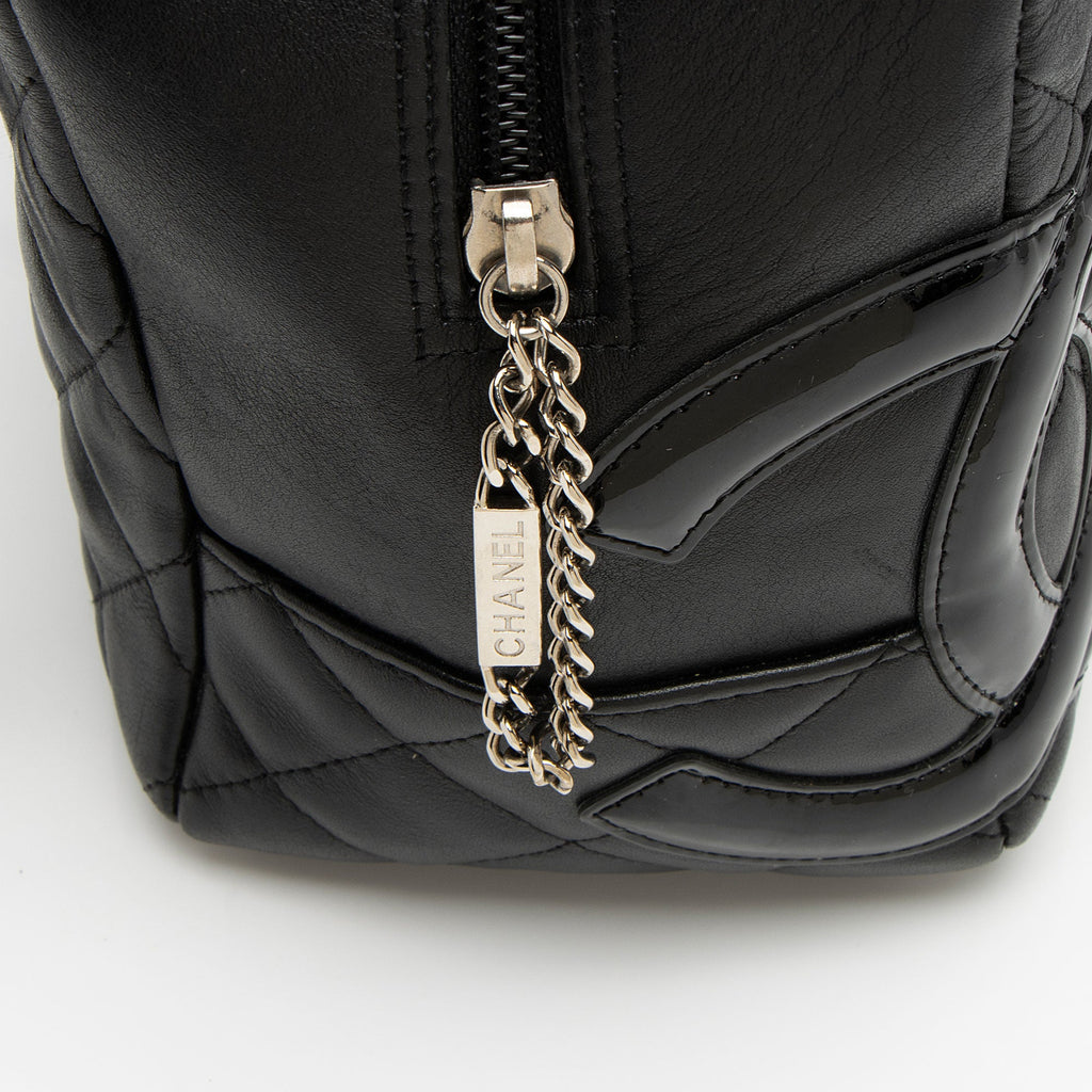 Chanel Lambskin Ligne Cambon Shopper Shoulder Bag (SHF-MaOmWR)