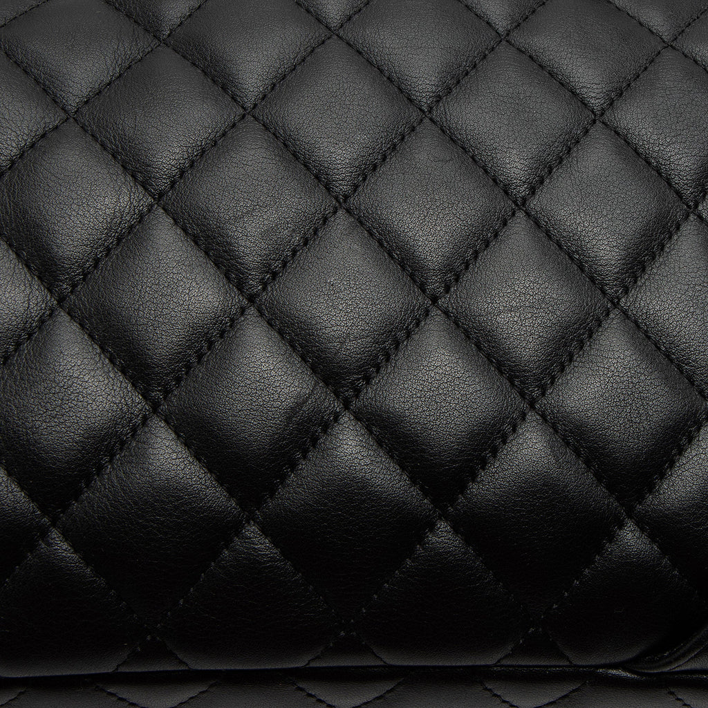 Chanel Lambskin Ligne Cambon Shopper Shoulder Bag (SHF-MaOmWR)