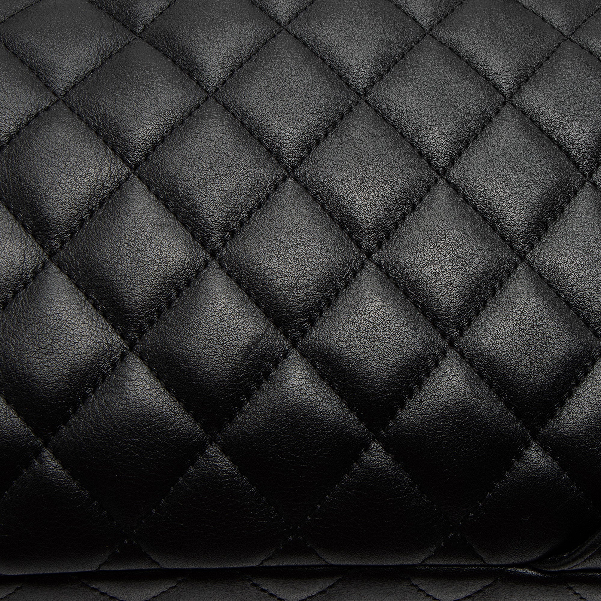 Chanel Lambskin Ligne Cambon Shopper Shoulder Bag (SHF-MaOmWR)