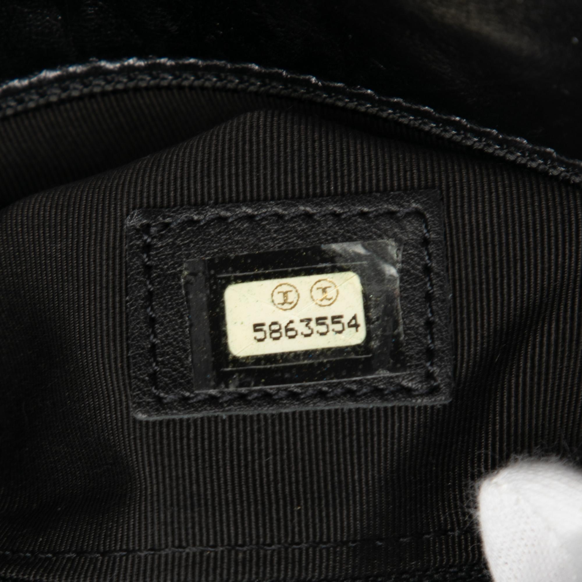 Chanel Lambskin Logo Messenger Bag