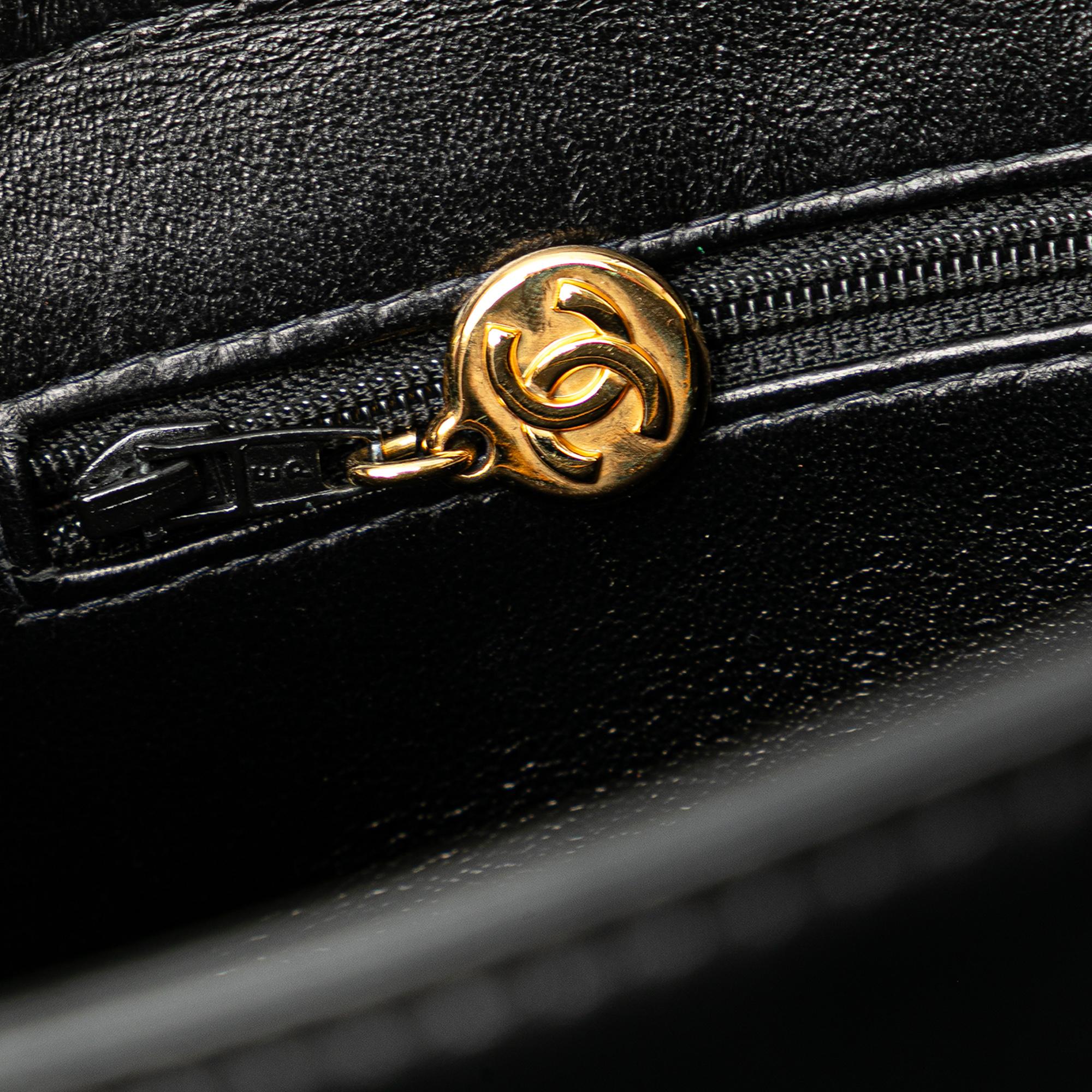 Chanel Lambskin Logo Tote