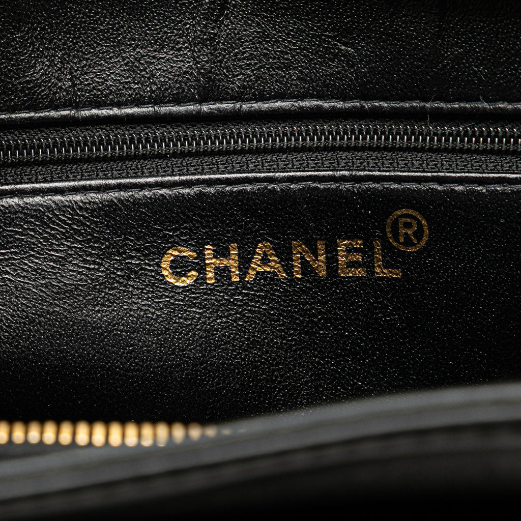 Chanel Lambskin Logo Tote