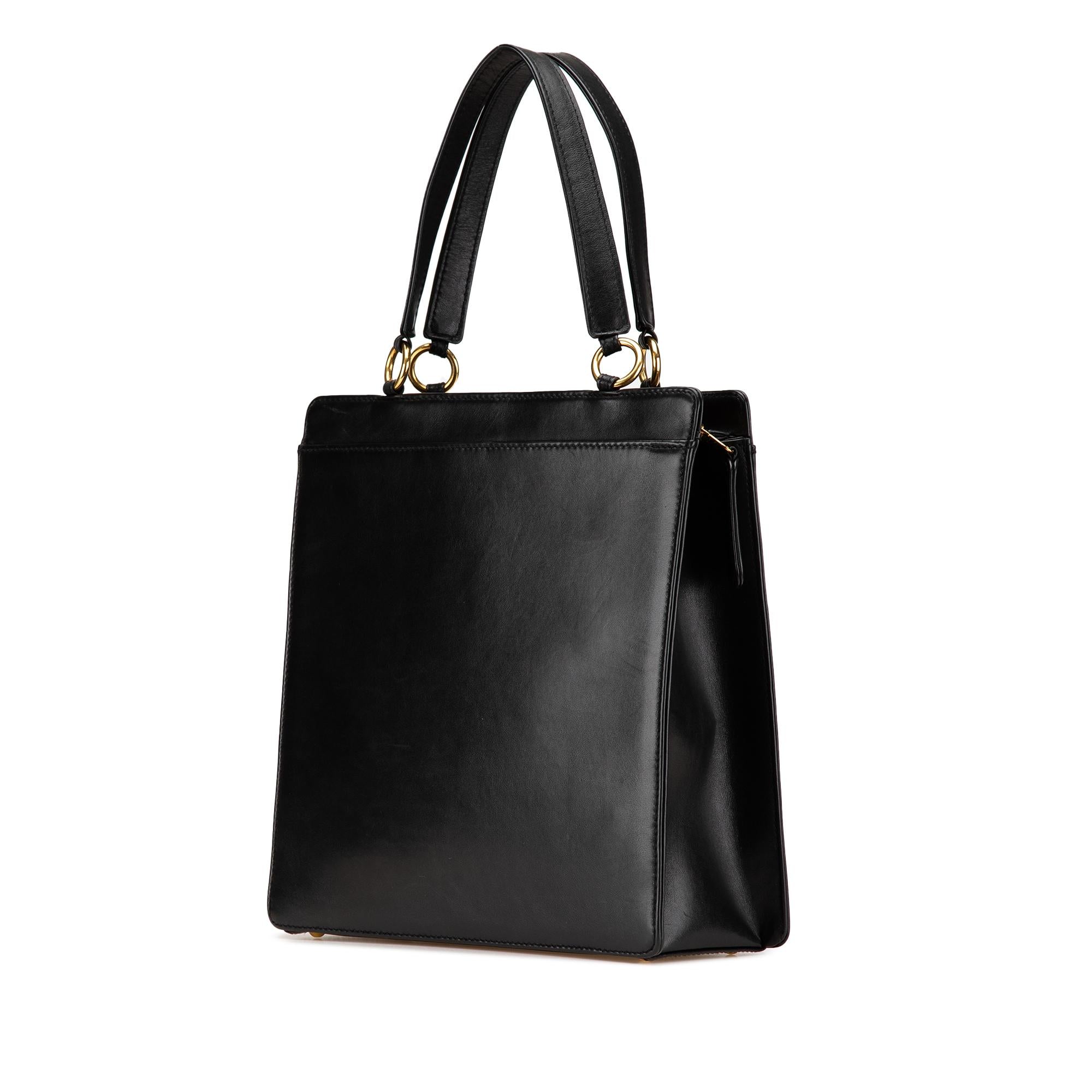 Chanel Lambskin Logo Tote