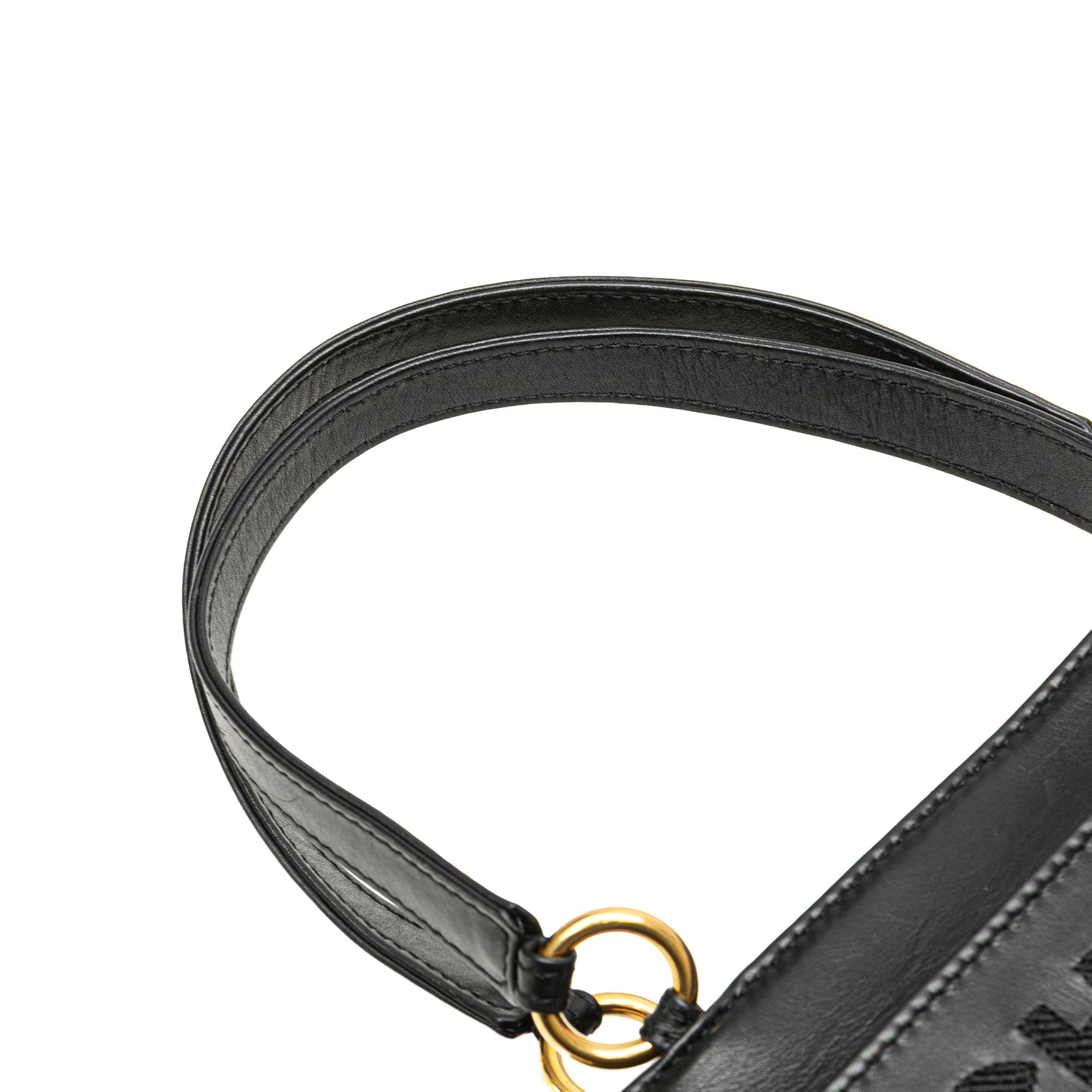 Chanel Lambskin Logo Tote