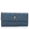 Chanel Lambskin Long Flap Wallet - FINAL SALE (SHF-18689)