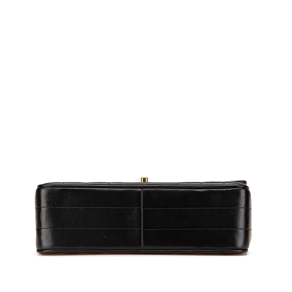 Chanel Lambskin Mademoiselle Kelly Top Handle Bag