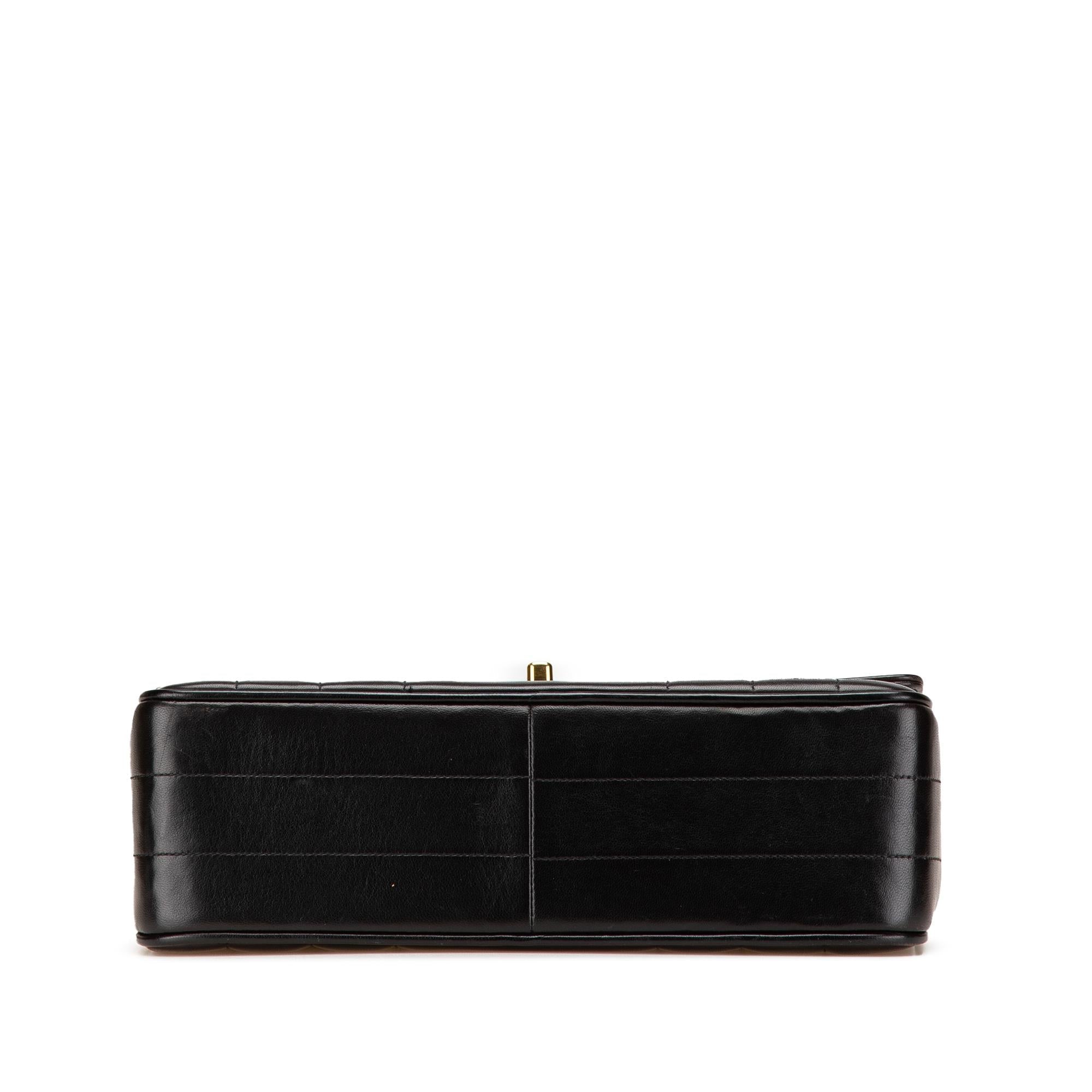Chanel Lambskin Mademoiselle Kelly Top Handle Bag