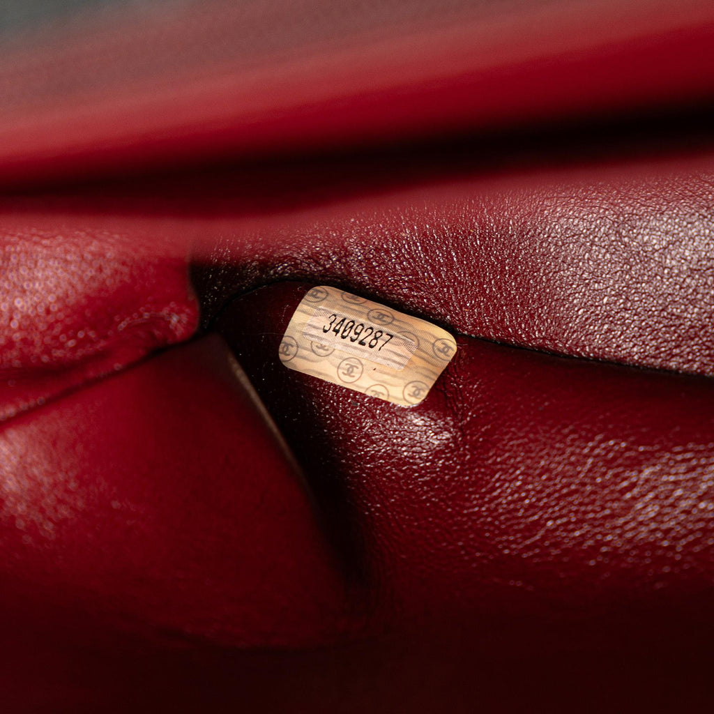 Chanel Lambskin Mademoiselle Kelly Top Handle Bag