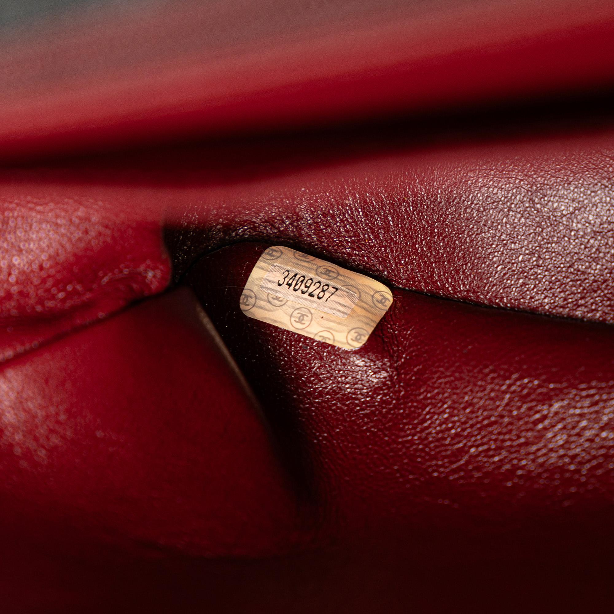 Chanel Lambskin Mademoiselle Kelly Top Handle Bag