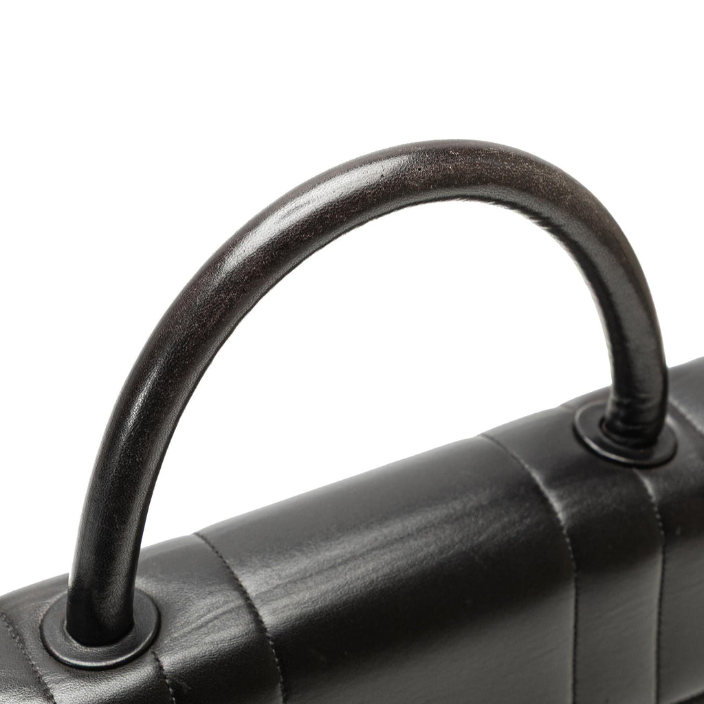 Chanel Lambskin Mademoiselle Kelly Top Handle Bag