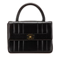 Chanel Lambskin Mademoiselle Kelly Top Handle Bag
