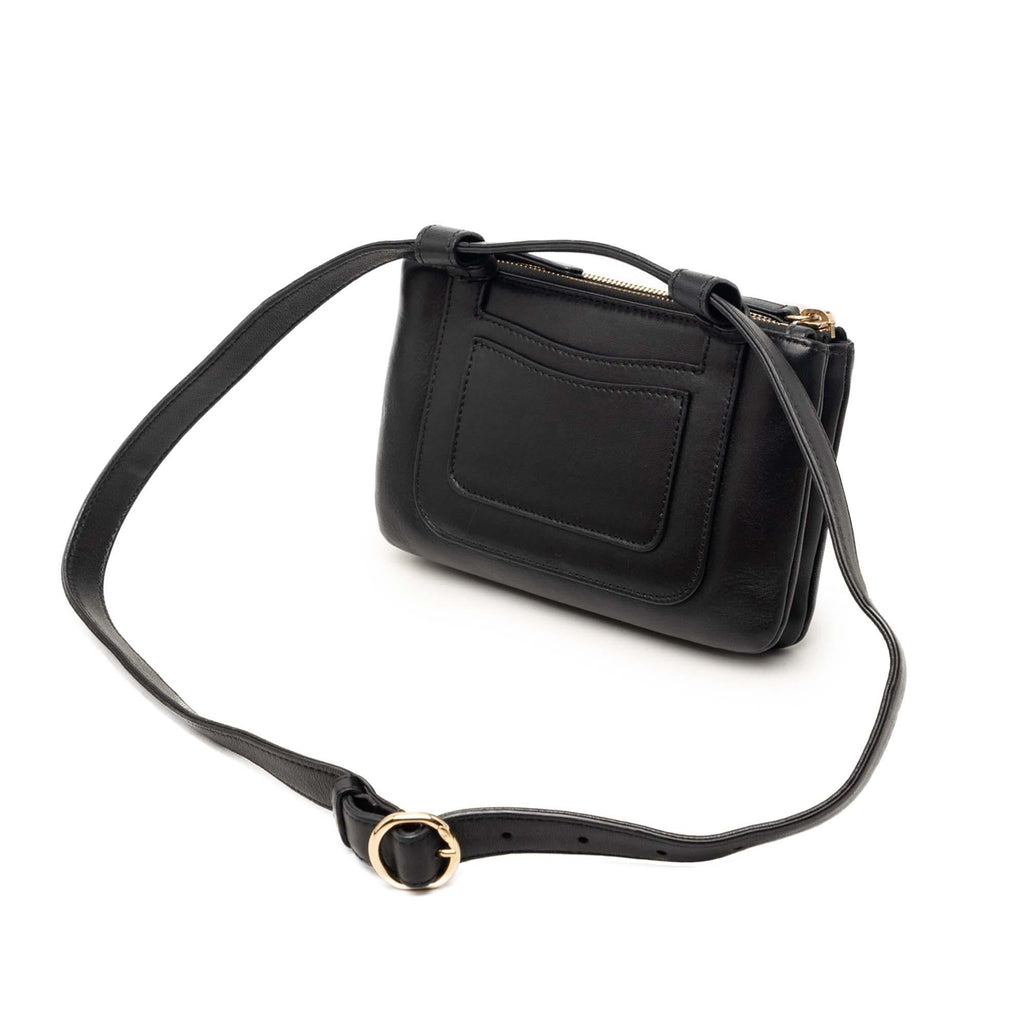 Chanel Lambskin Mania Double Zip Belt Bag