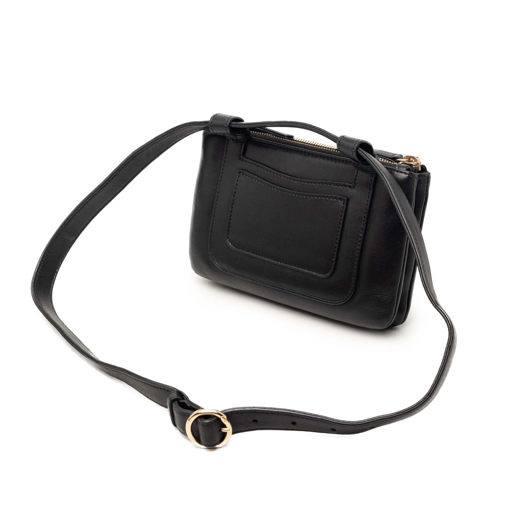 Chanel Lambskin Mania Double Zip Belt Bag