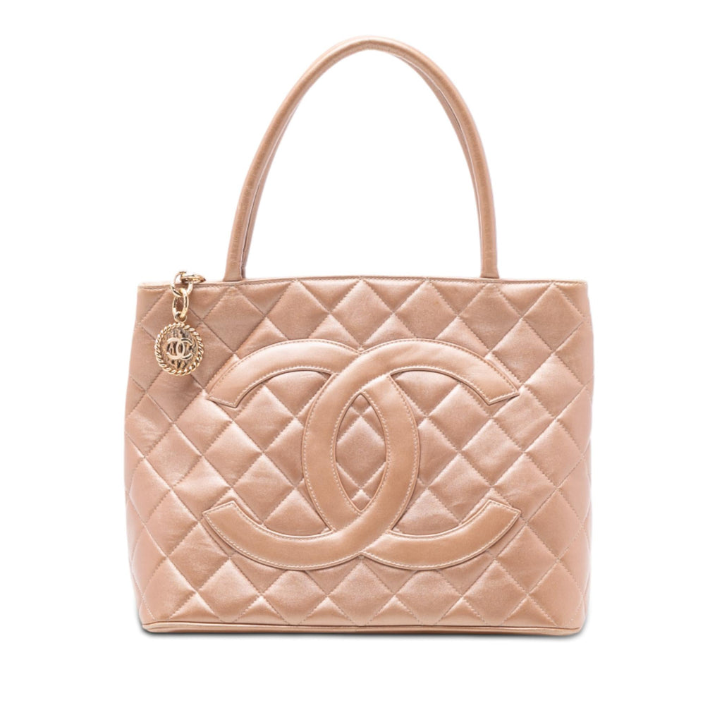 Chanel Lambskin Medallion Tote