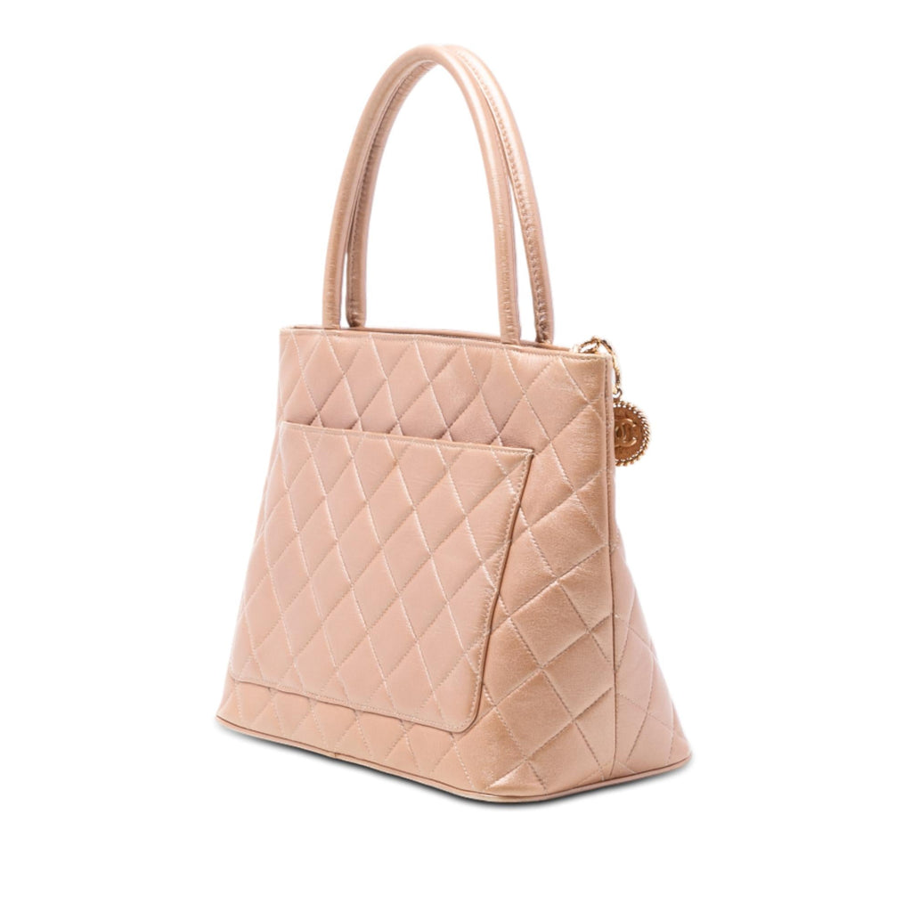 Chanel Lambskin Medallion Tote