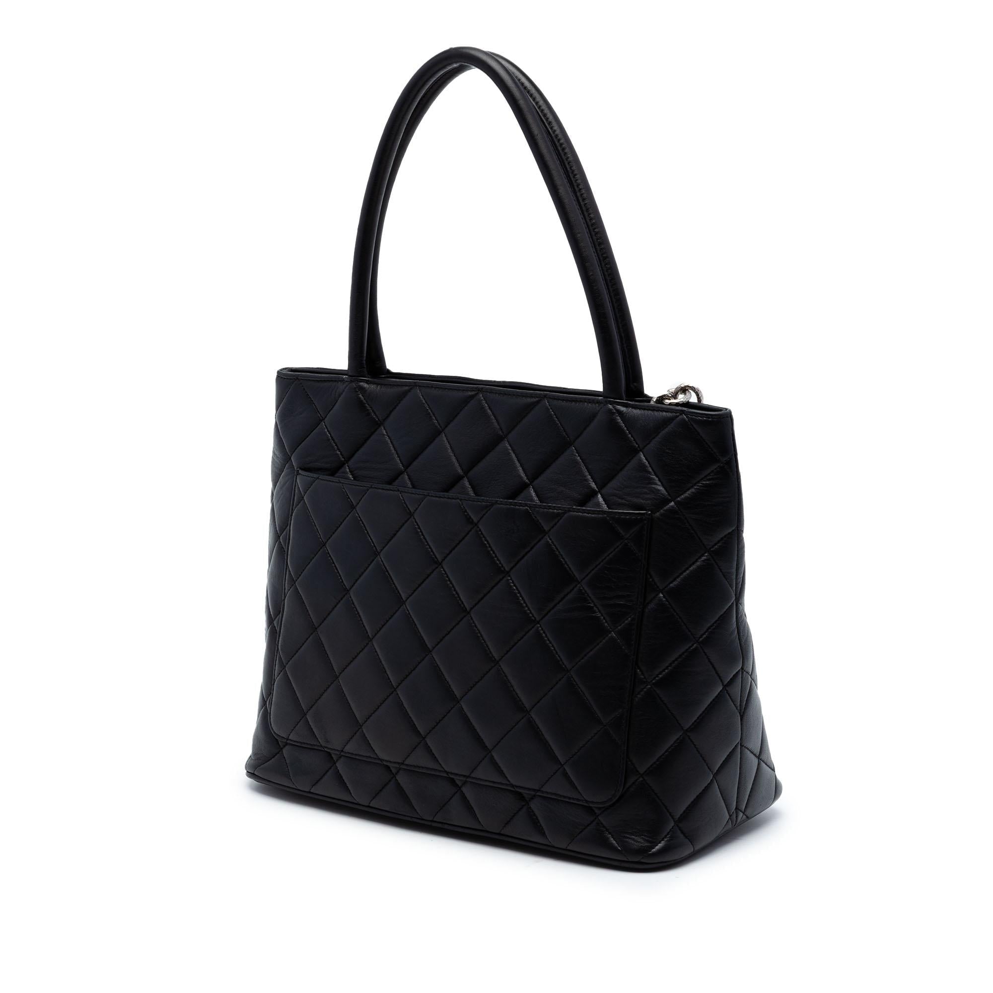 Chanel Lambskin Medallion Tote